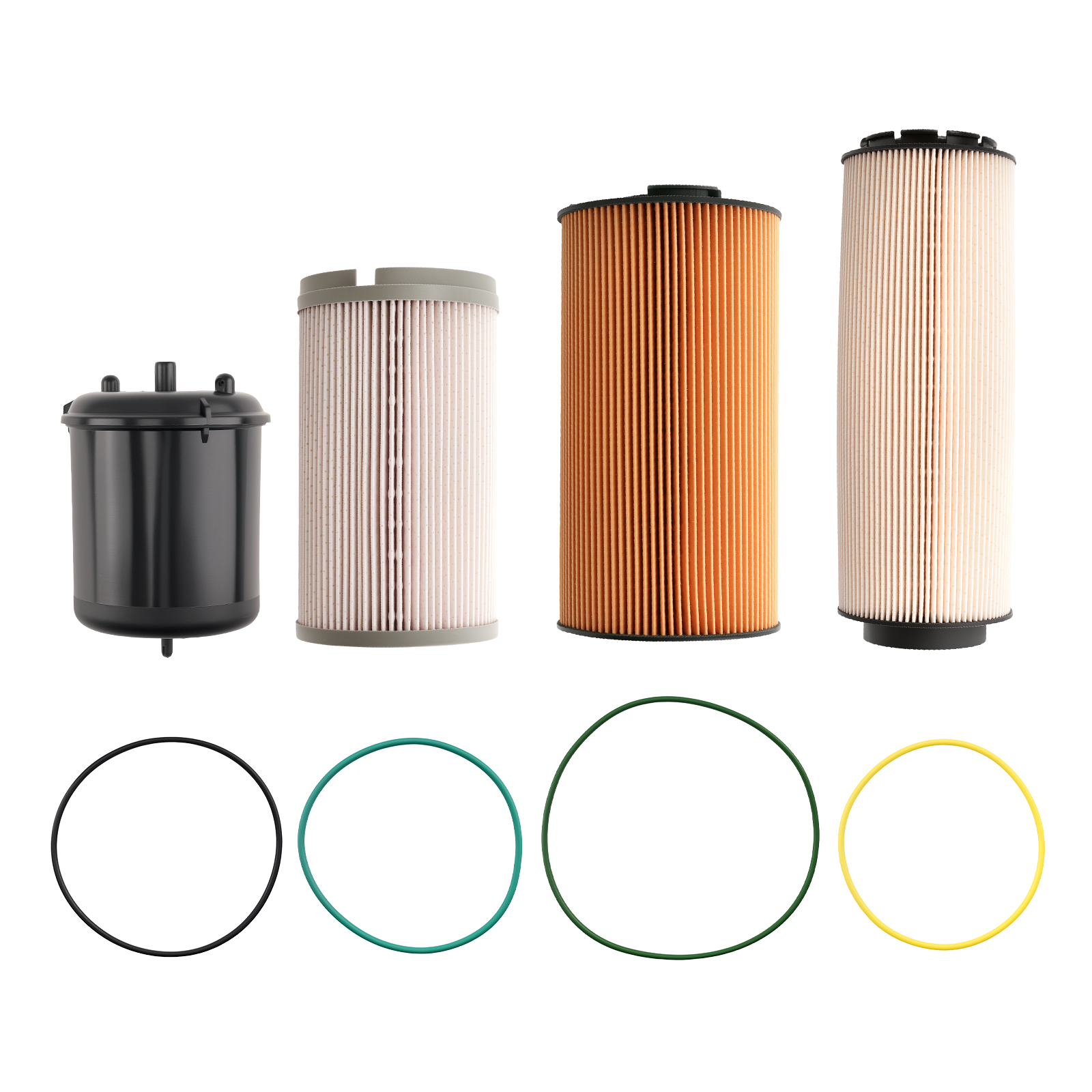 Filter Kit for MX13 Engine 1922496 2234788 2277129 K37-1029 Oil Fuel 4Pcs New
