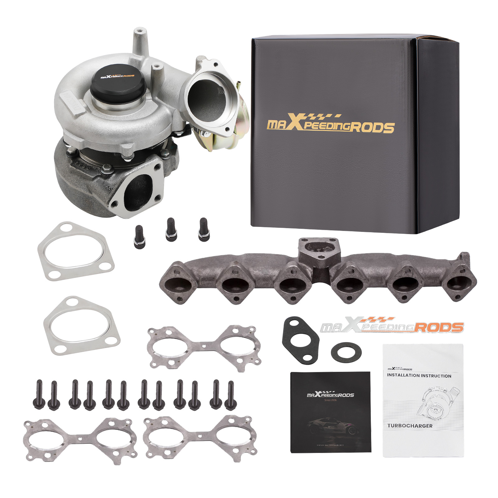 Turbolader + Auspuffkrümmer for BMW X5 3.0d (E53) 160KW 218PS M57N 753392 EU