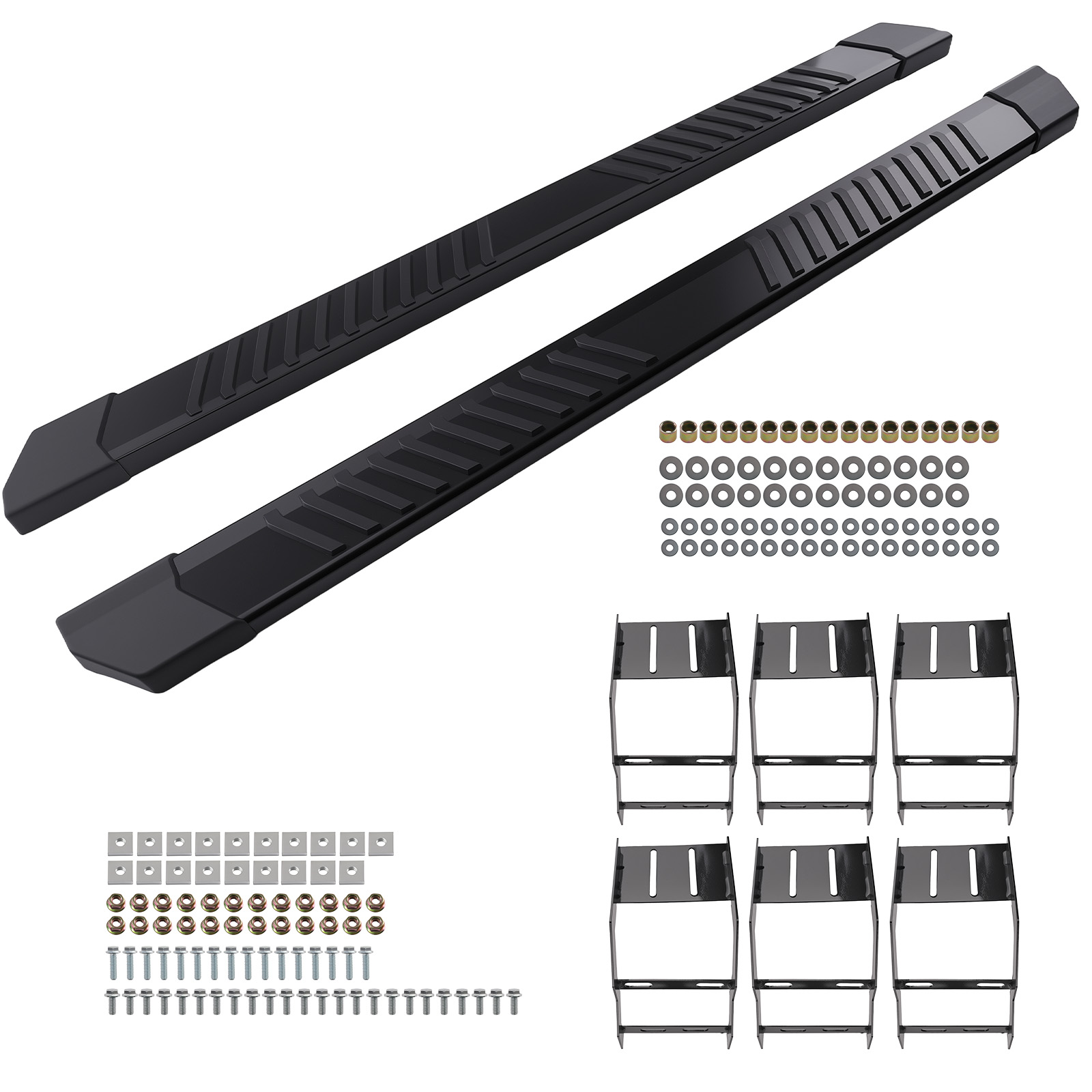 Running Boards Side Step Bars for Ford F350 F-250 SuperDuty Crew 2017-26 Pair