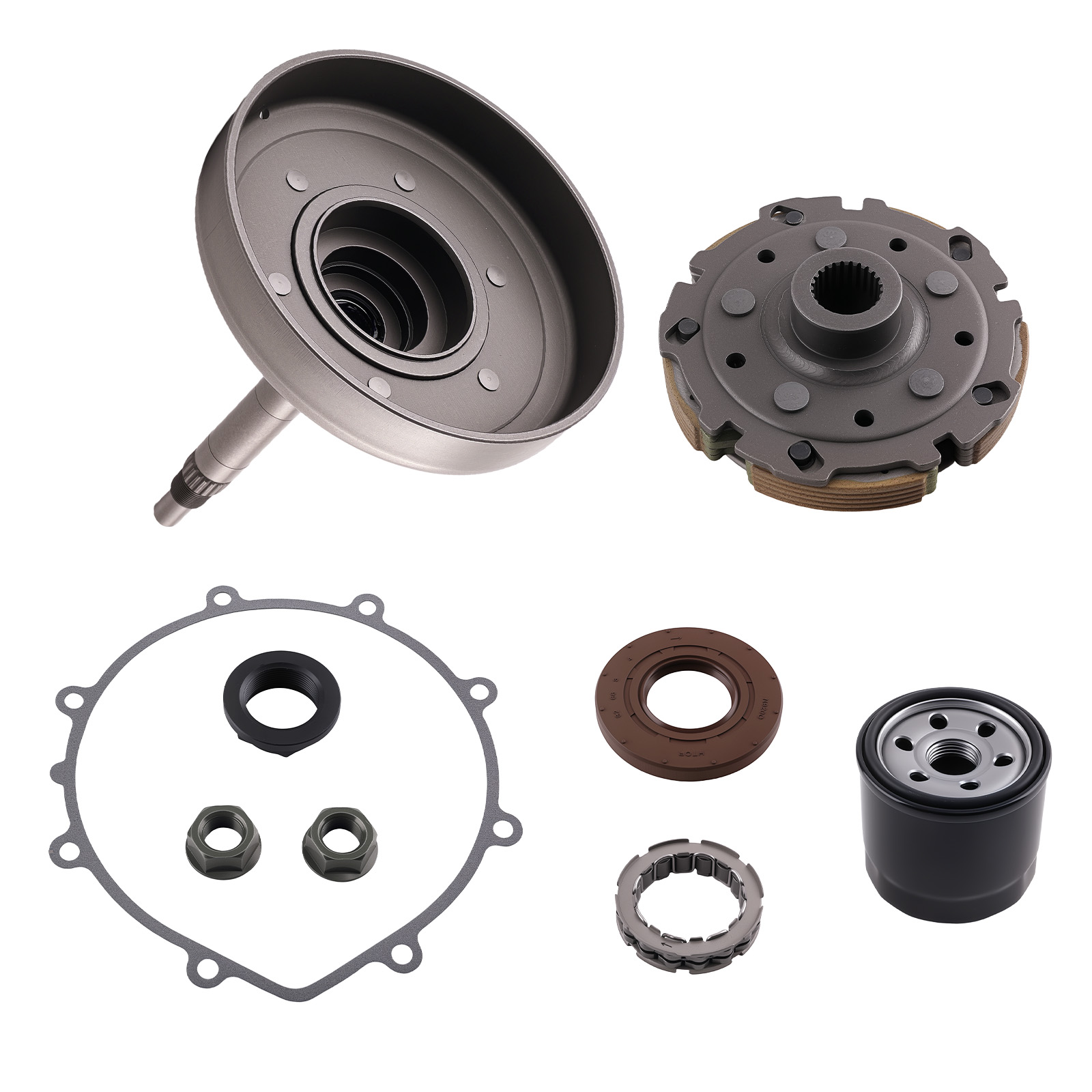 Wet Clutch Shoe Drum Housing Carrier Gasket Kit For Massimo HiSUN HS 400 ATV UTV