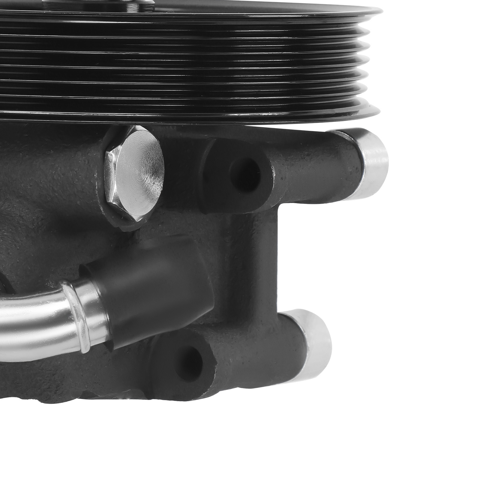 Power Steering Pump with Pulley For Ford Expedition 03-06 F-150 V8 4.6L 05-08