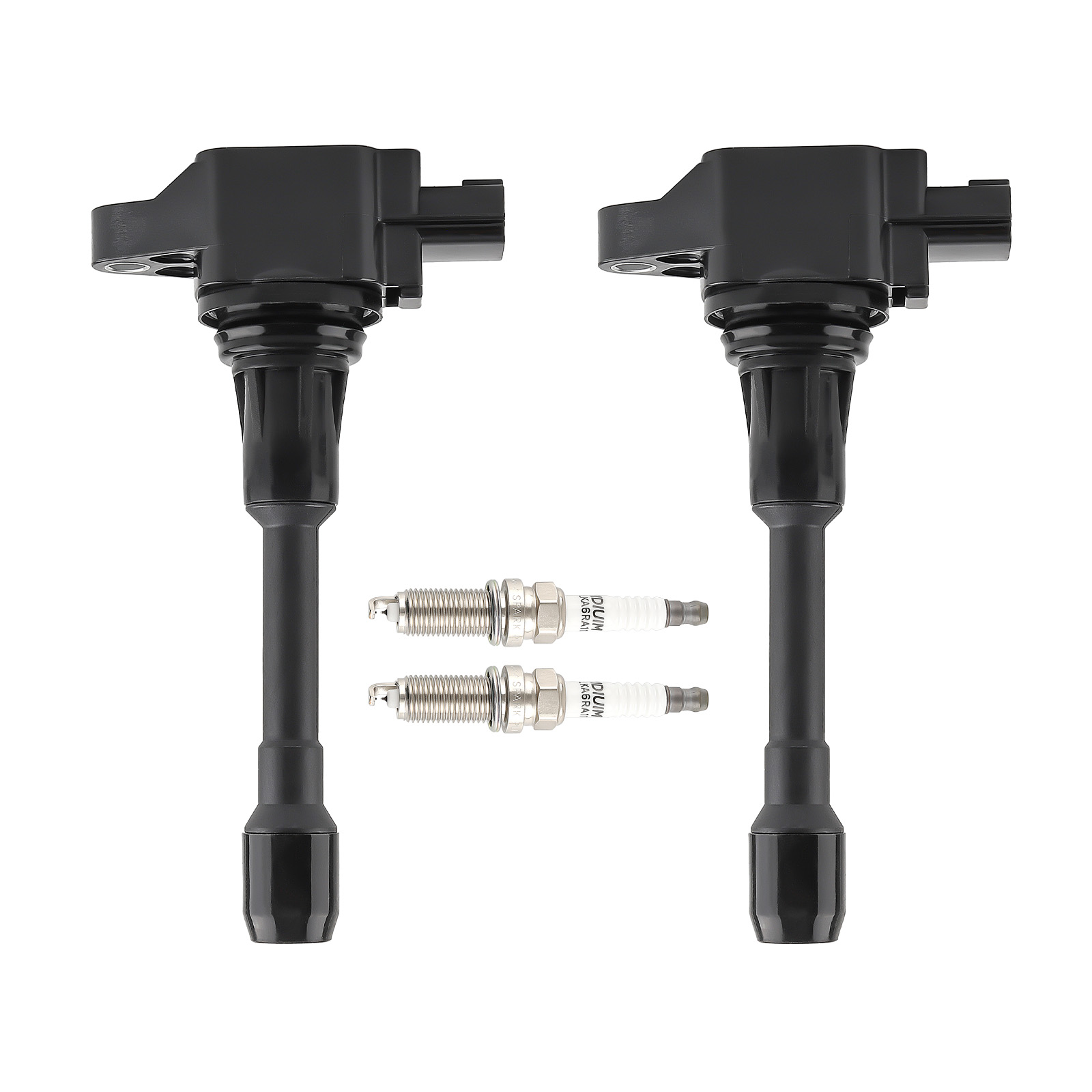 4 Ignition Coils + Spark Plugs For Nissan Altima Cube March NP300 Rogue UF-549