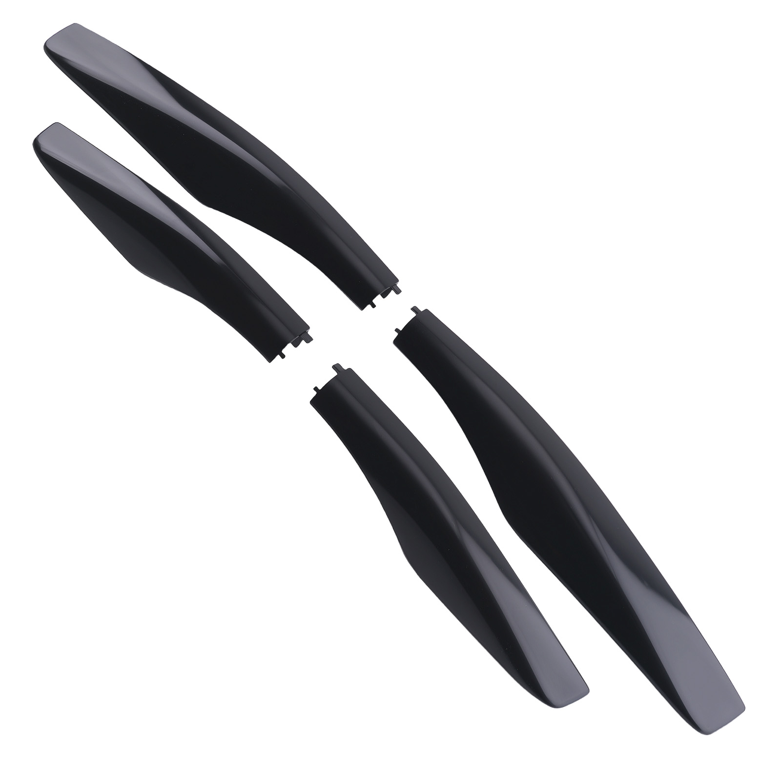 Black ABS Roof Rack Cover for Lexus RX300 RX330 RX350 RX400h 2003-2008 4PCS