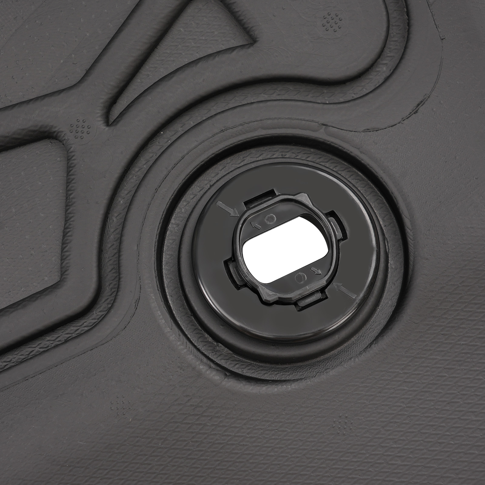 Deep Dish Floor Mats Set for Toyota 4Runner 2013-2024 5-Seats Black TPE Rubber