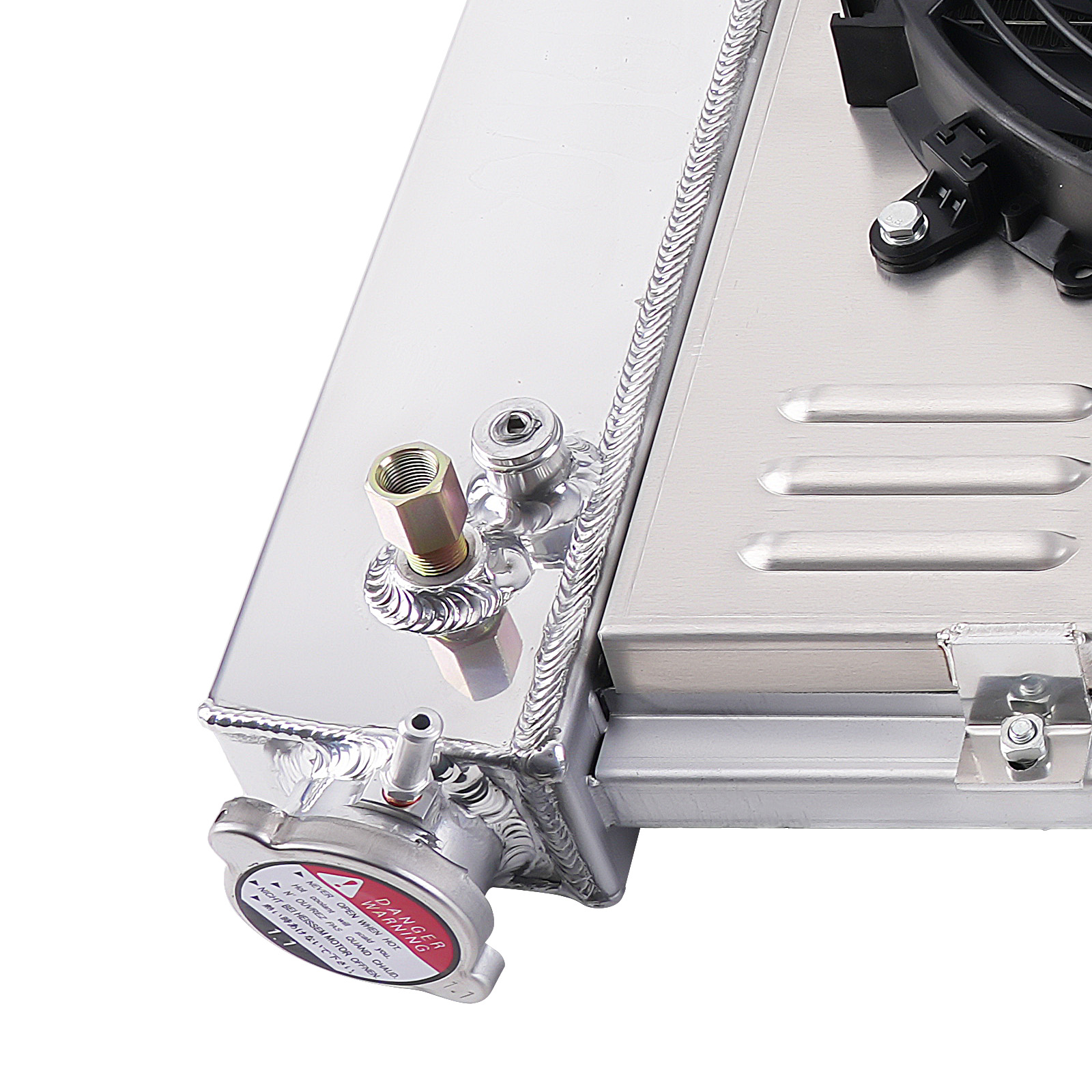 3 Row CrossFlow Radiator Shroud Fan for Chevrolet C/K Series 1967-1972 DPI369 AT