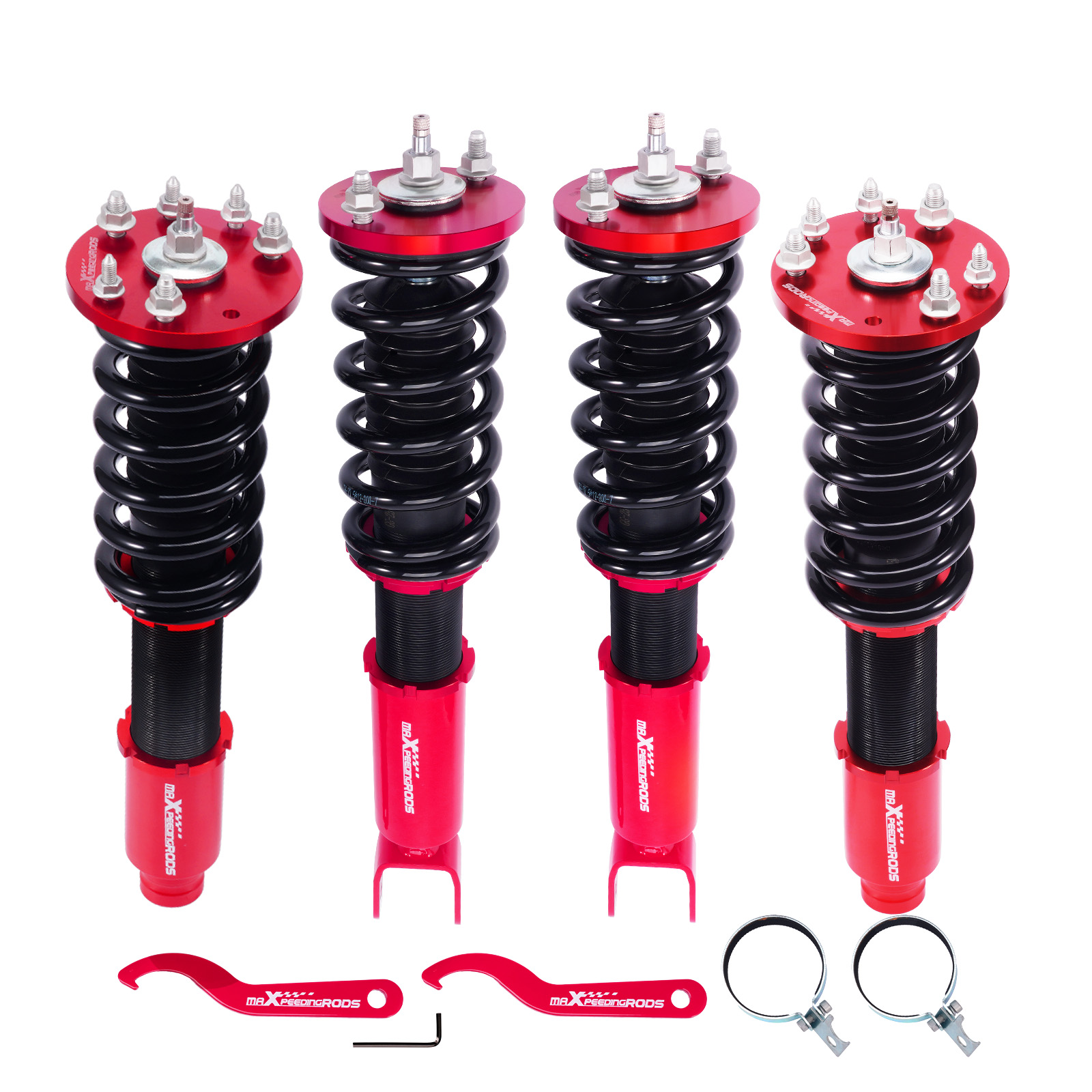 24-Level Adjustable Coilover for Honda Accord CP2 CP3 2008-2012 Front Rear