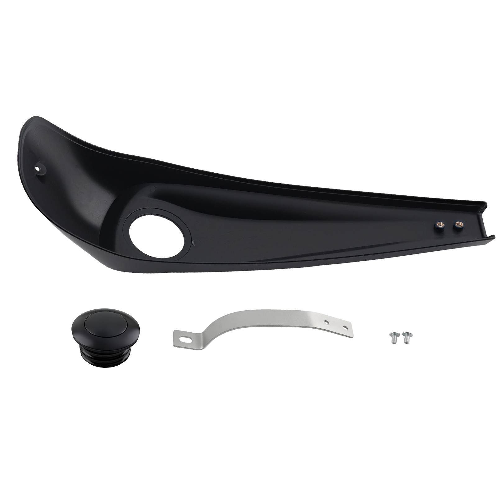 ABS Dash Console for Harley Street Glide FLHX 2008-2023 Black w/ Mounting Kit