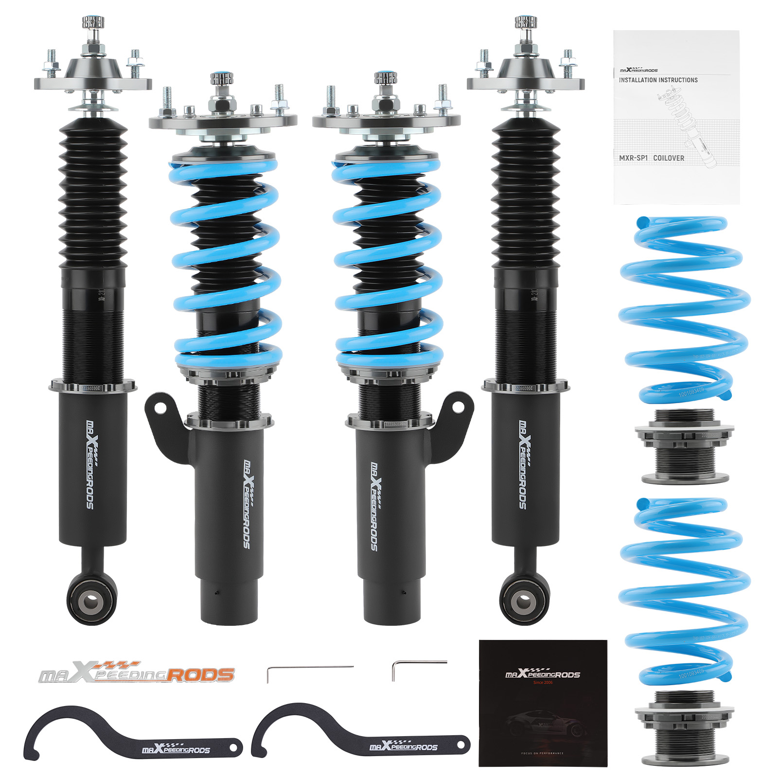 Coilovers Suspension Kit for BMW 3 Series E46 Coupe Touring Cabriolet 1998-2005