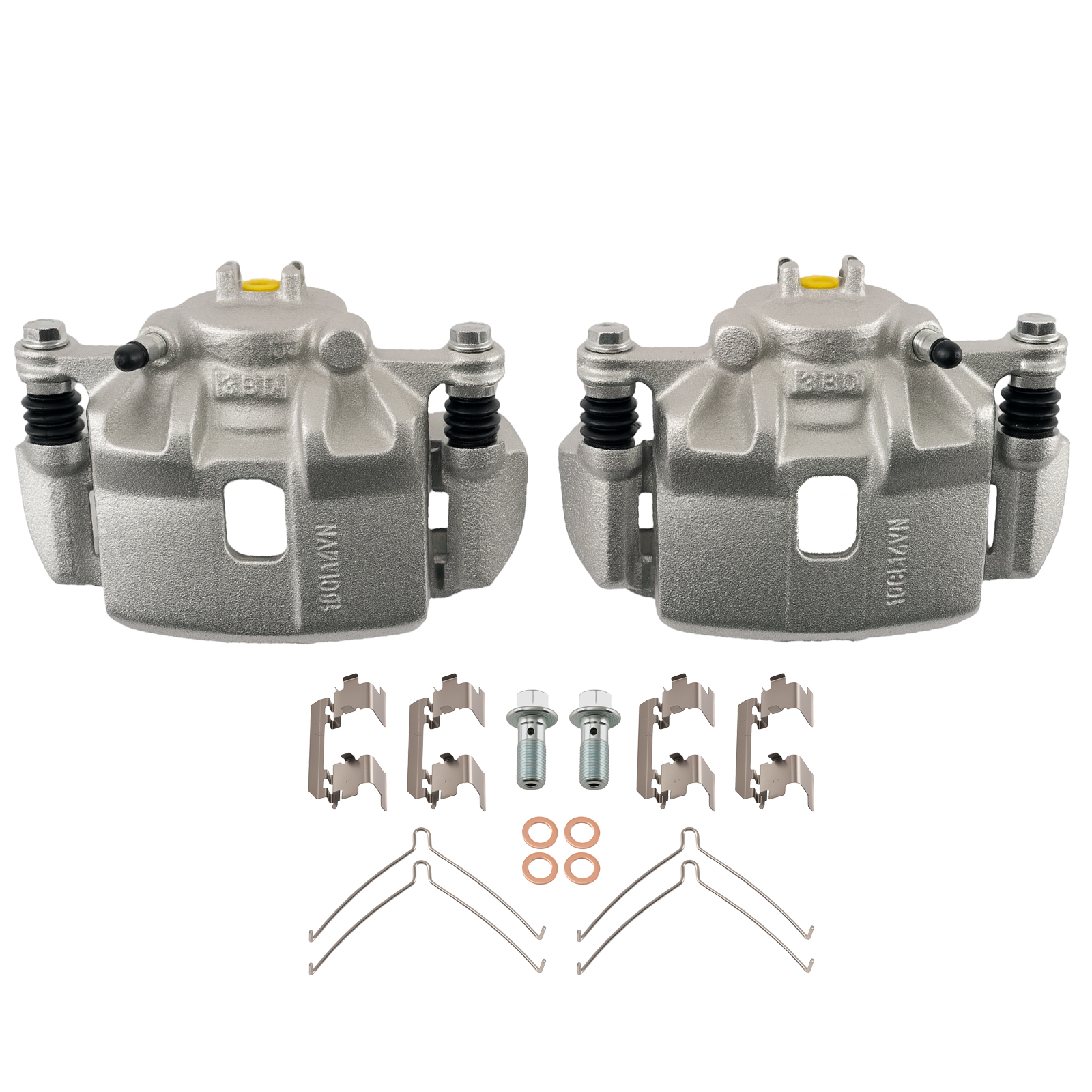 Front Disc Brake Calipers Left & Right for Honda Civic CR-Z Fit 19B6038 19B6039