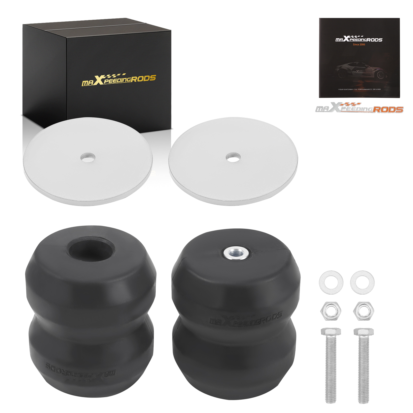 Suspension Rubber Helper Spring Kit For Silverado GMC Sierra 1500 1999-2019