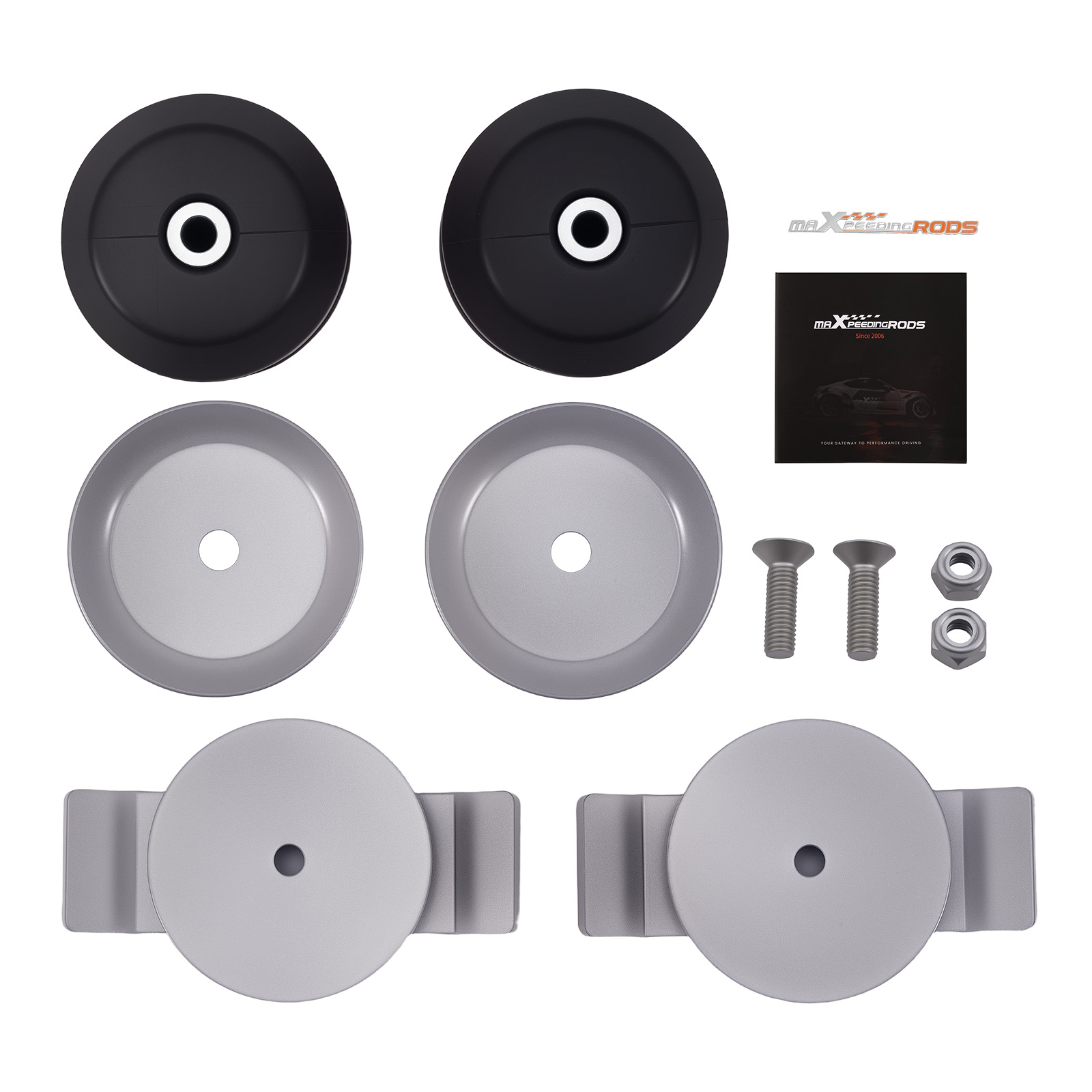 Kit Paire Arrière Ressort for Chevrolet Colorado 2015-2025 Caoutchouc 3600LBS