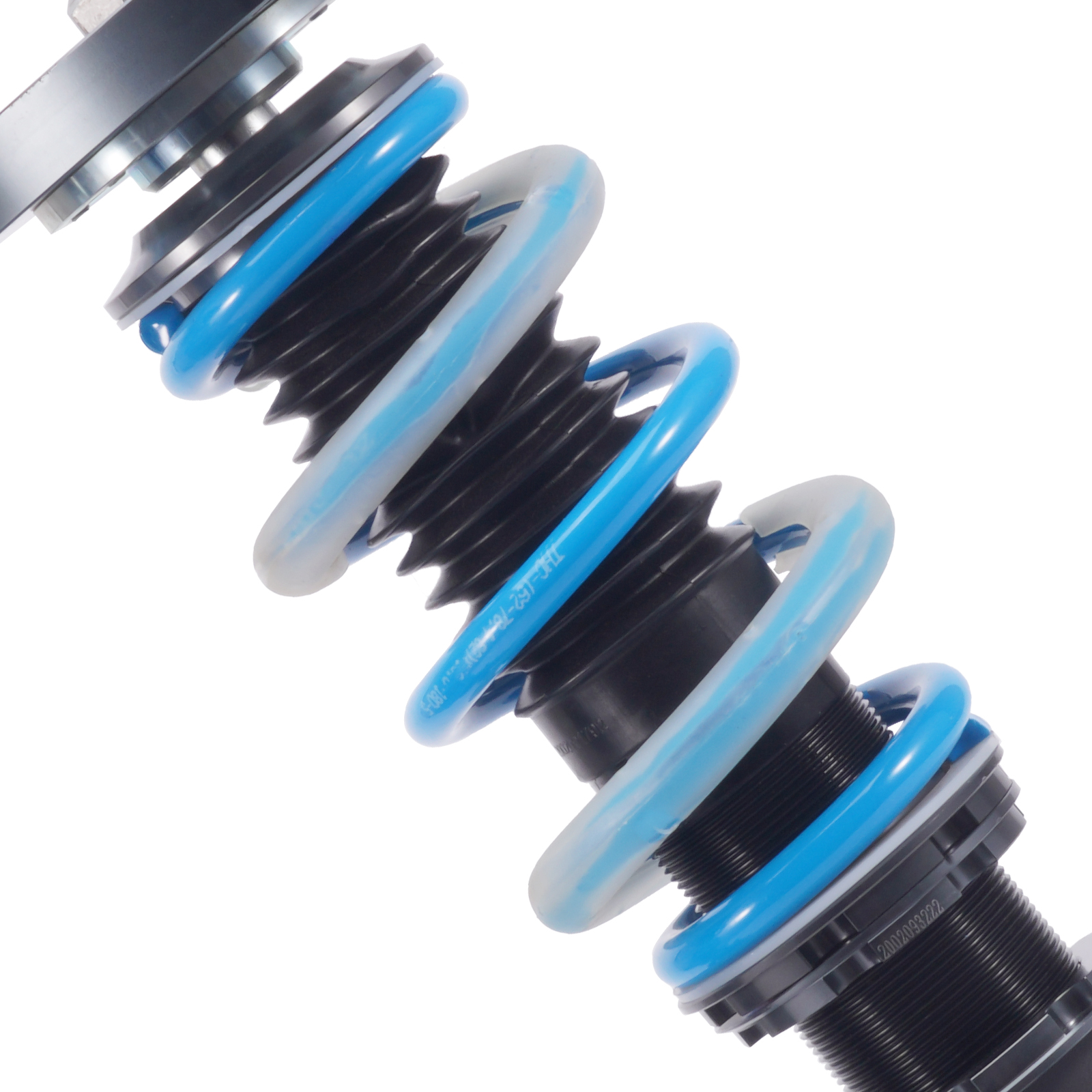 Gewindefahrwerk Kit Schwarz Blau for Volvo C30/S40/V50 04-13 Pillow Ball Mount