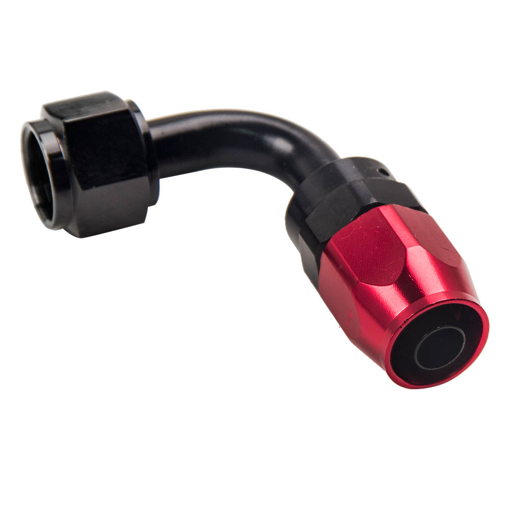 AN8 Stainless Steel Braided Oil Fuel Hose Line 5M + Swivel Fitting End Kit