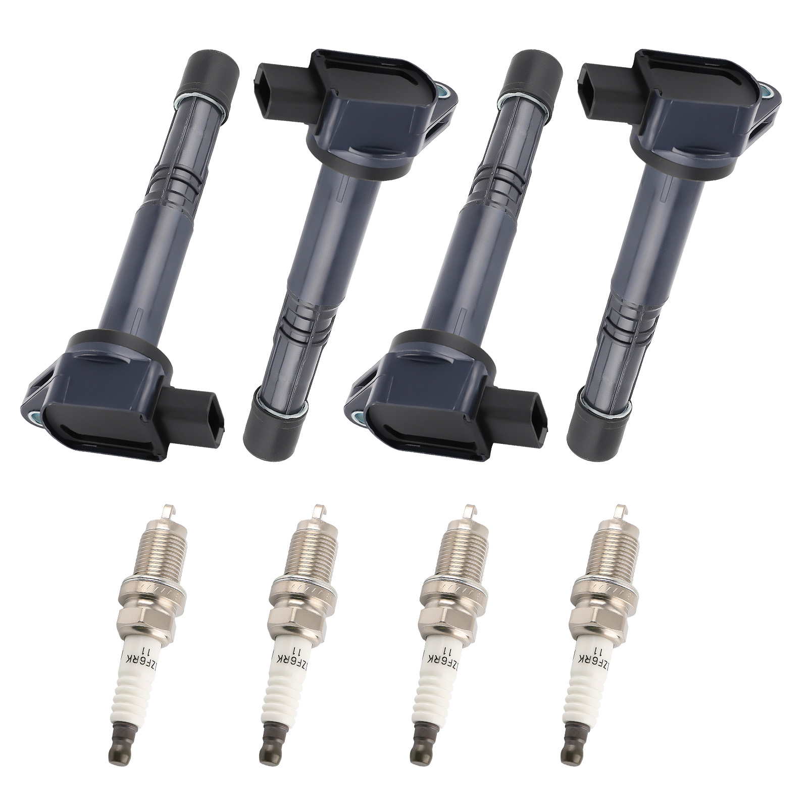 Ignition Coil & Iridium Spark Plug Set Of 4 For Honda CR-V Civic Acura RSX UF311