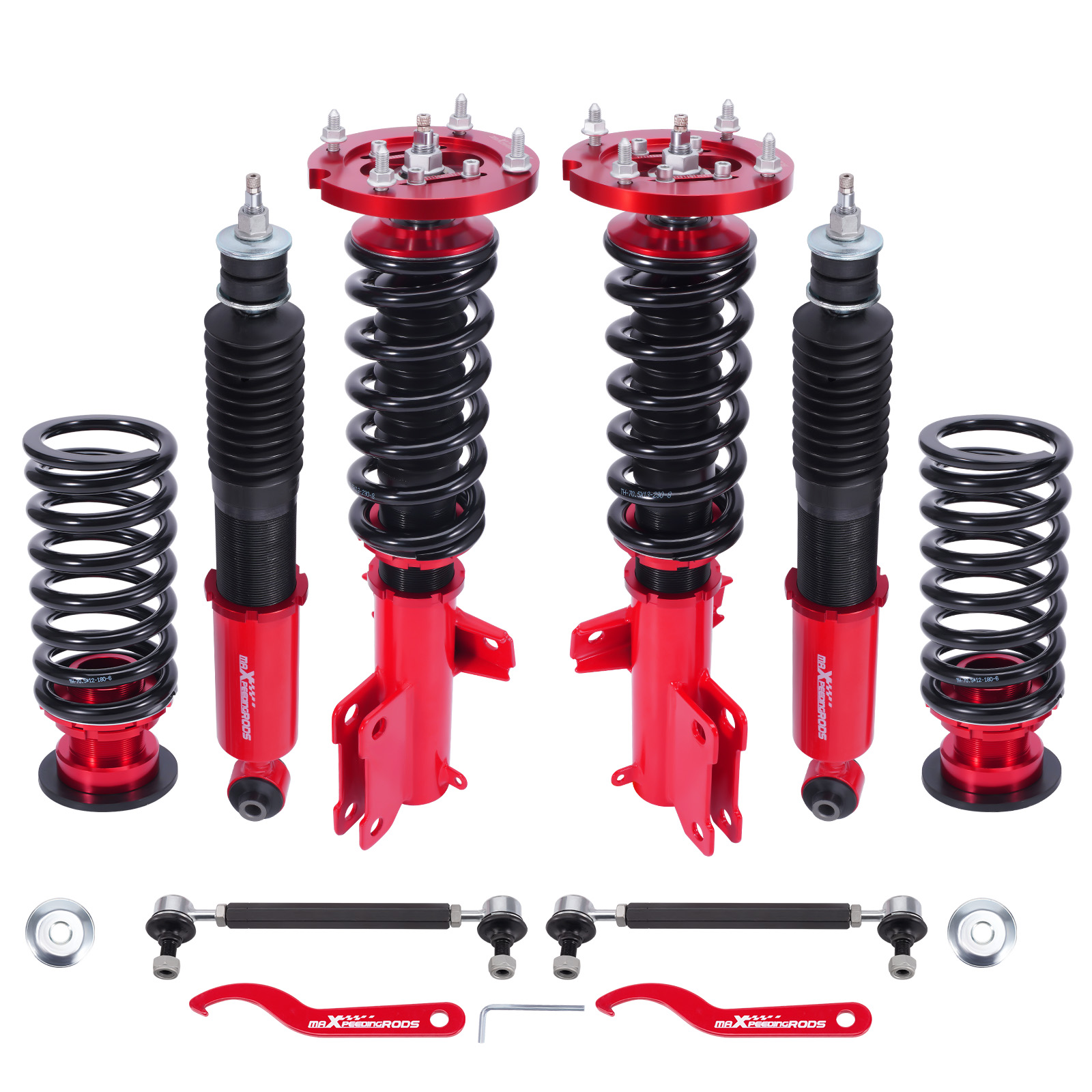 24 Wege Dämpfer Gewindefahrwerk For Ford Mustang Convertible Coupe 2005-2014