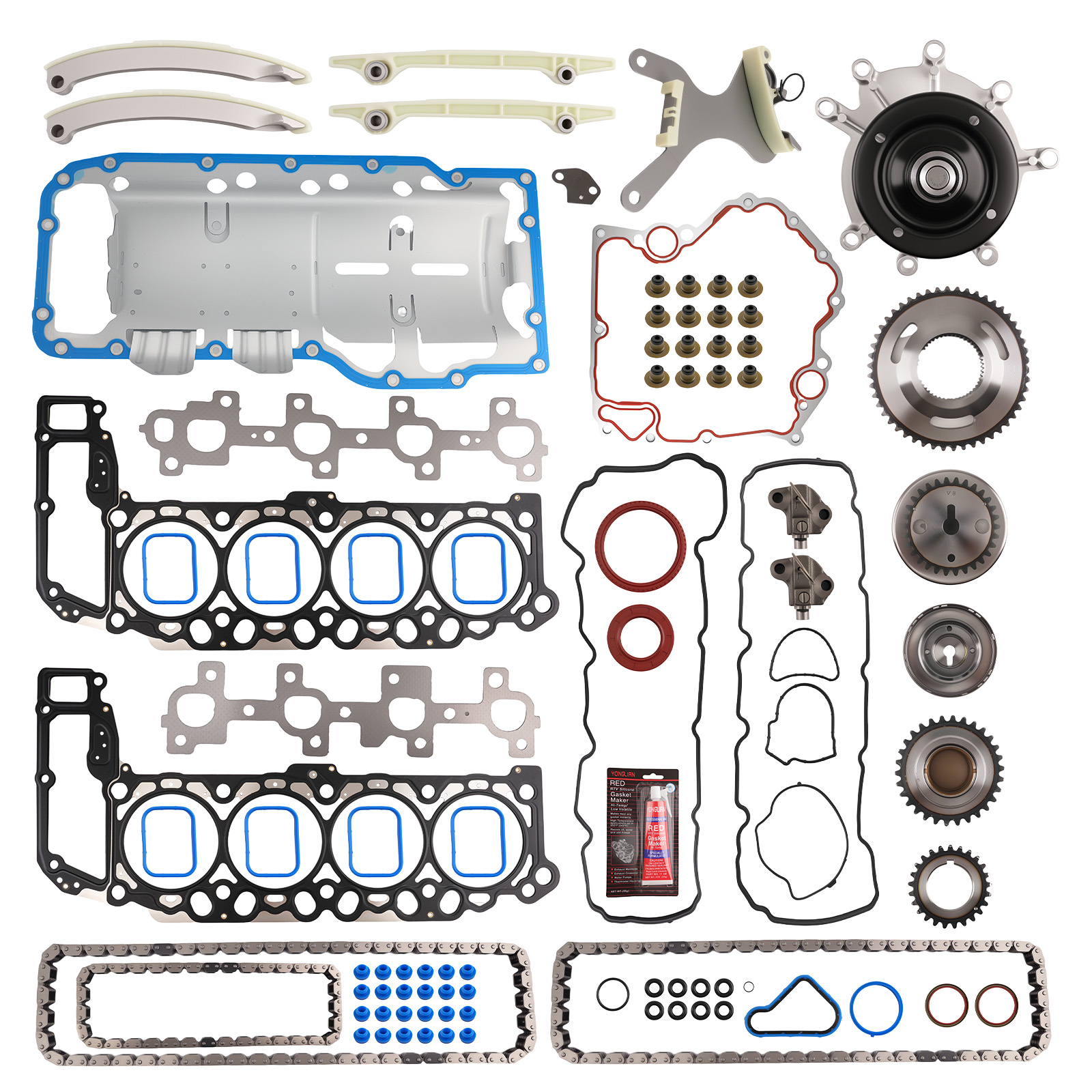 Timing Set & Head Gasket Kit for Dodge Ram 1500 4.7L V8 2004-2007 53021168AA
