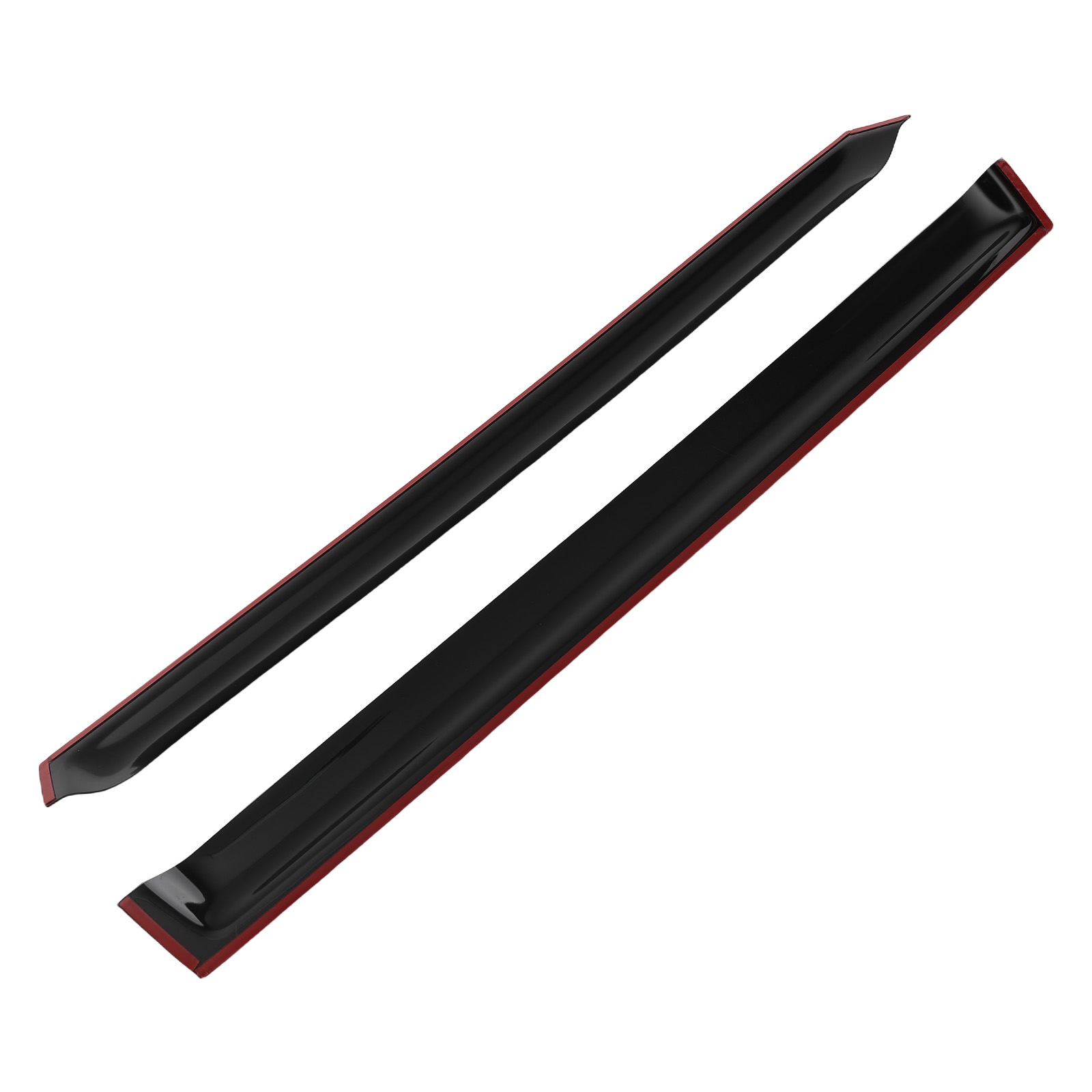 Window Visors Rain Guards Wind Deflectors Set for Honda Pilot 2003-2008 Black