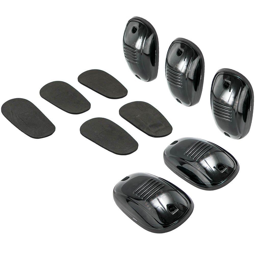 5 Pack Yellow LED Roof Marker Smoked Lens Running Light for Dodge RAM 1500