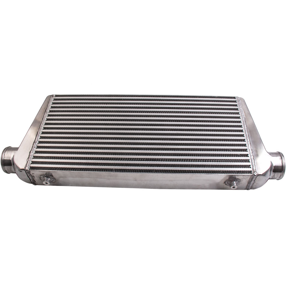 Intercooler Plate Full Aluminum Bar Front Mount 600x300x76MM 3.0 Outlet Inlet