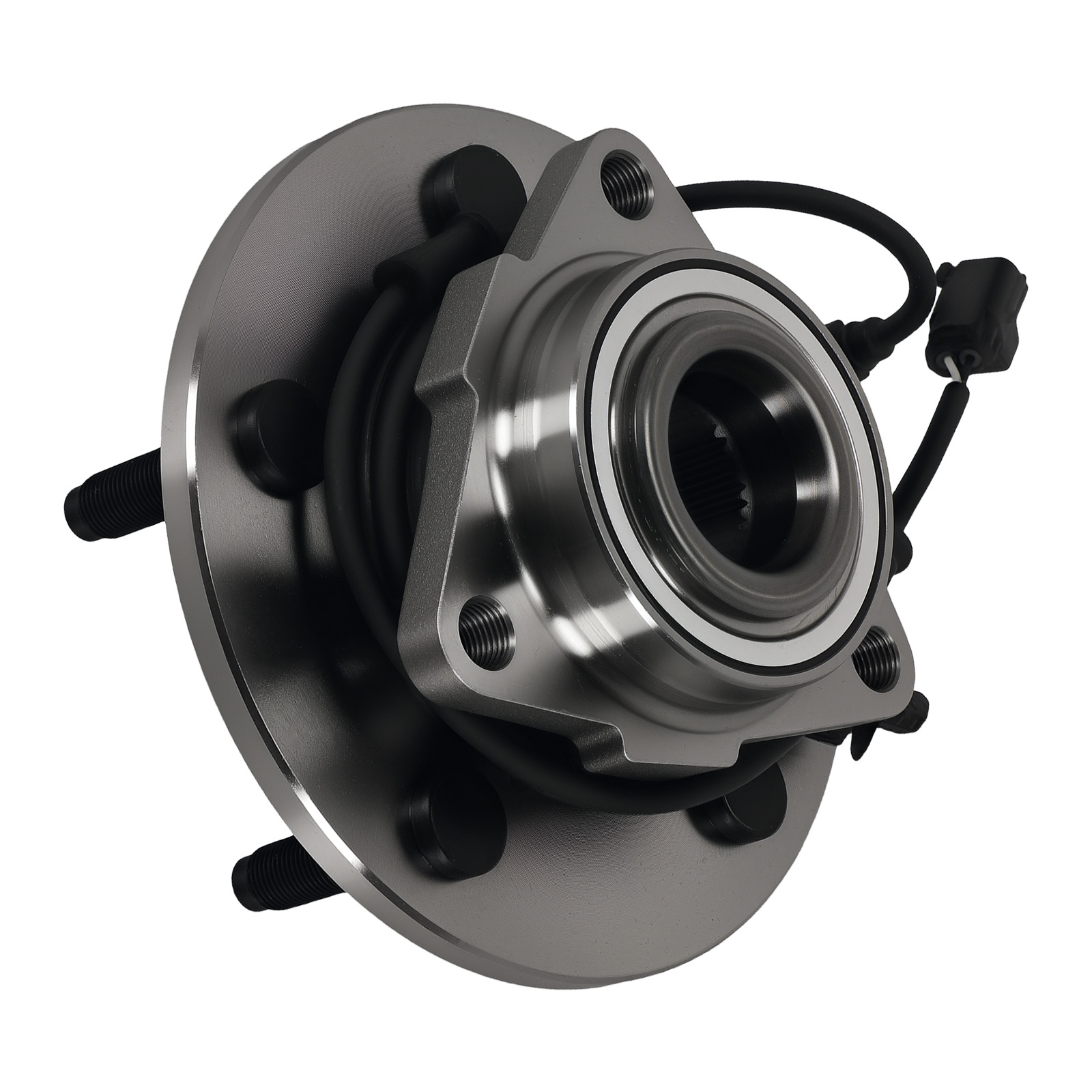 5 Lug Front Wheel Hub and Bearings for DODGE RAM 1500 02-05 52070323AA with ABS