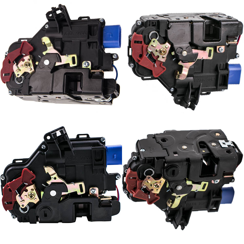 4 Pièces Serrure De Porte Avant Et Arrière for Vw Golf 5 Caddy Jetta 3 Iii