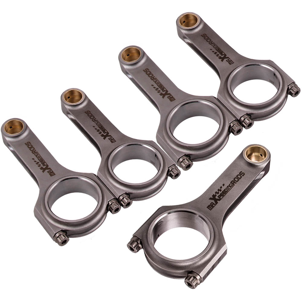 144mm Connecting Rods Conrod fit for Audi RS2 2.2L Turbo 5cyl Bielle Pleuel