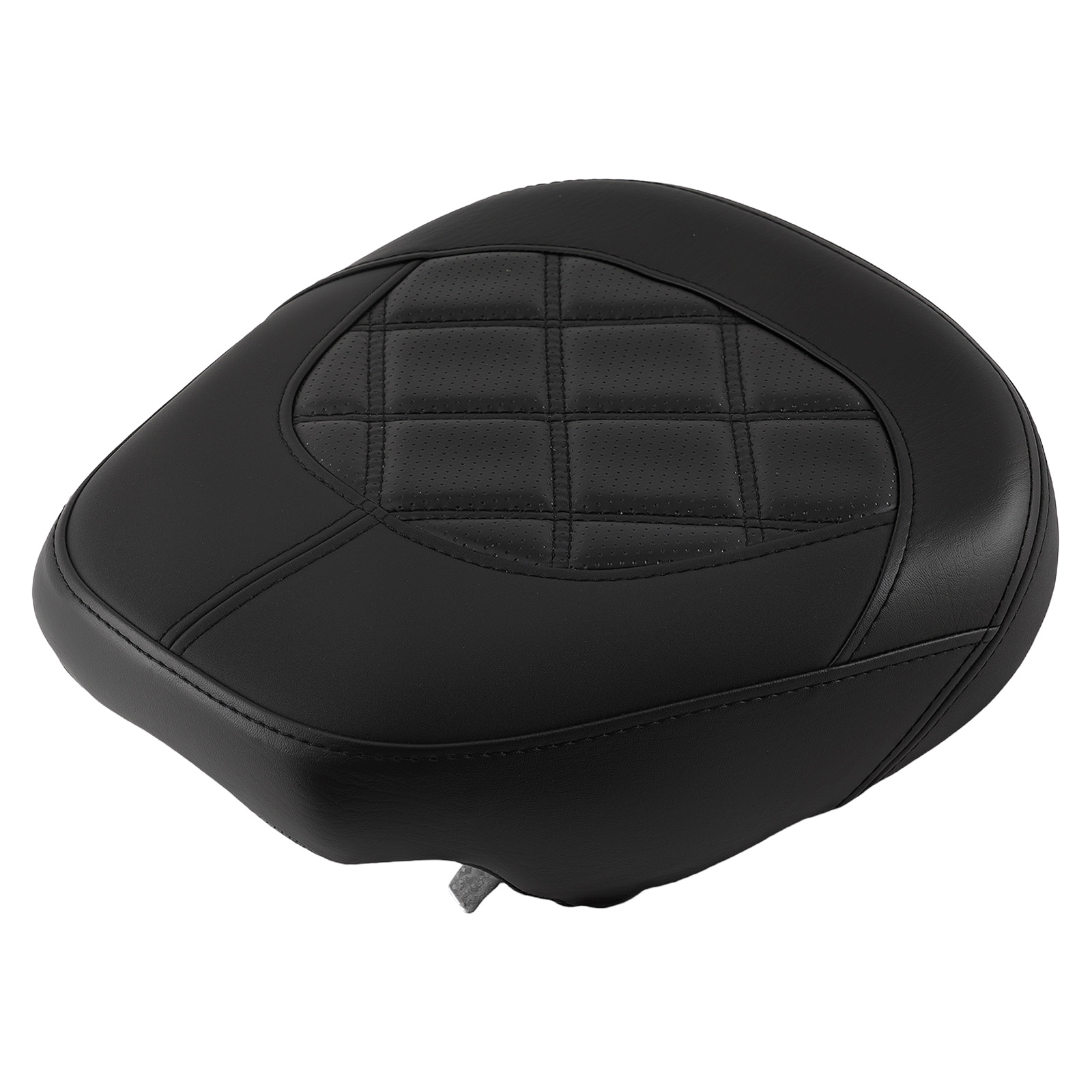 Black Seat Driver Passenger for Harley Touring 2009-Later PU Leather Foam