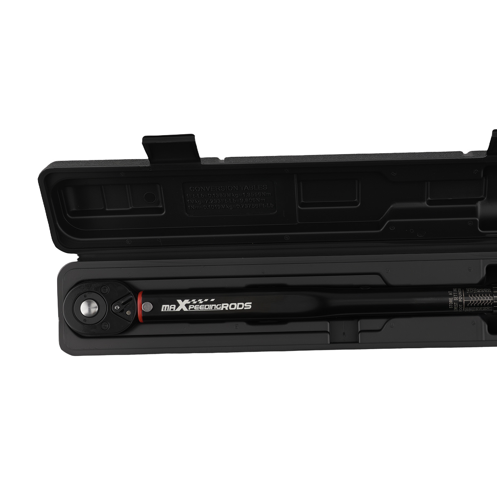 Chrome Vanadium Torque Wrench 1/2 Drive 13.6-203.5Nm Quick Release with Case