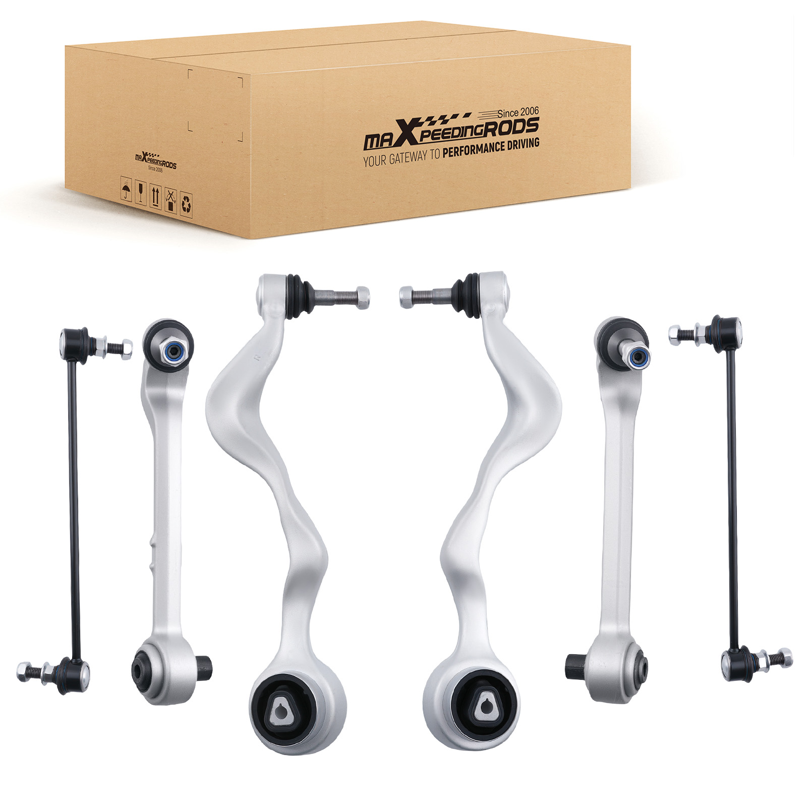 4 QUERLENKER +2 KOPPELSTANGE VORNE FOR BMW 1ER E81 E87 E88 3ER E90 E91 X1 E84 Z4