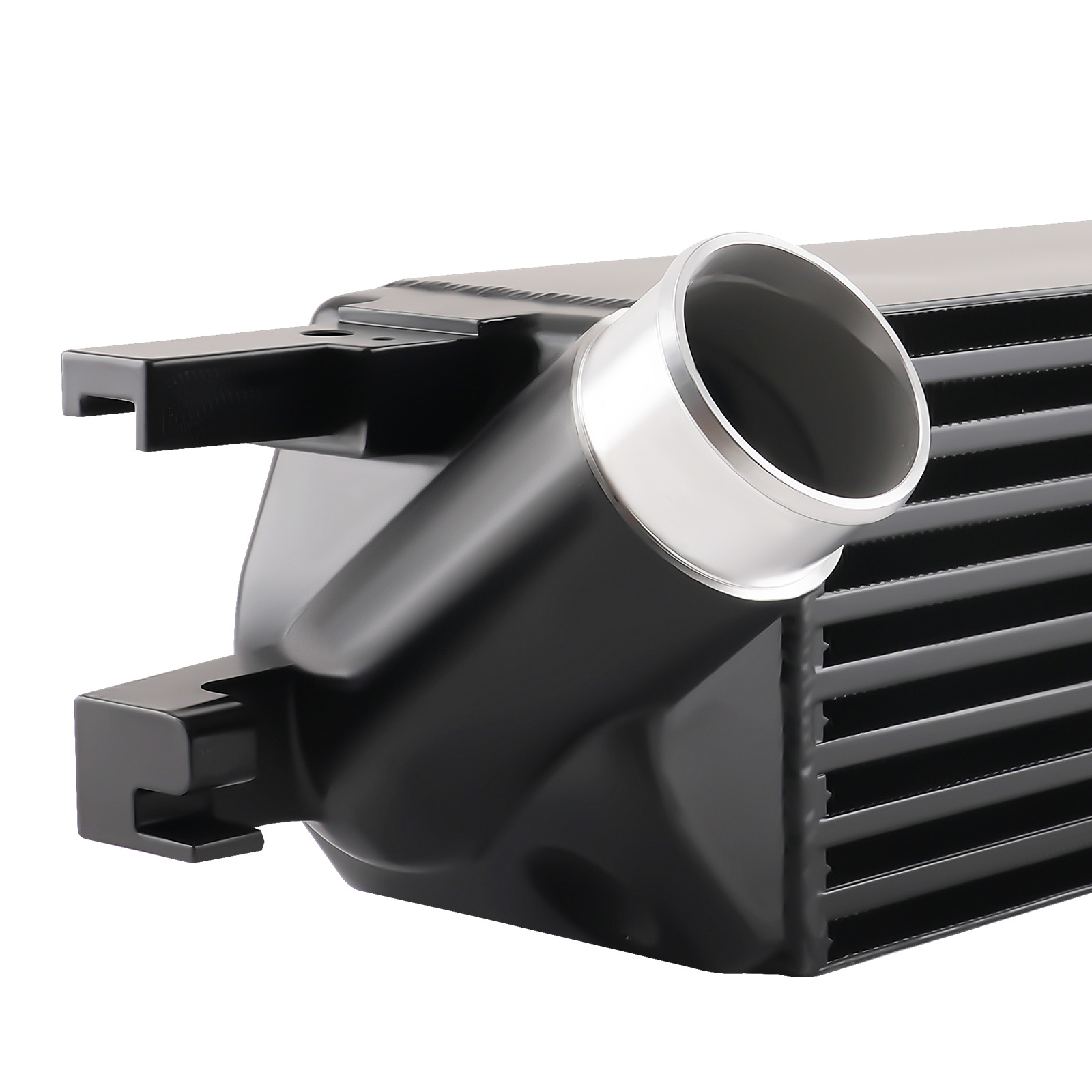 Aluminum Turbo  Intercooler for Ford Mustang 2.3L EcoBoost 2015+  Bar&Plate