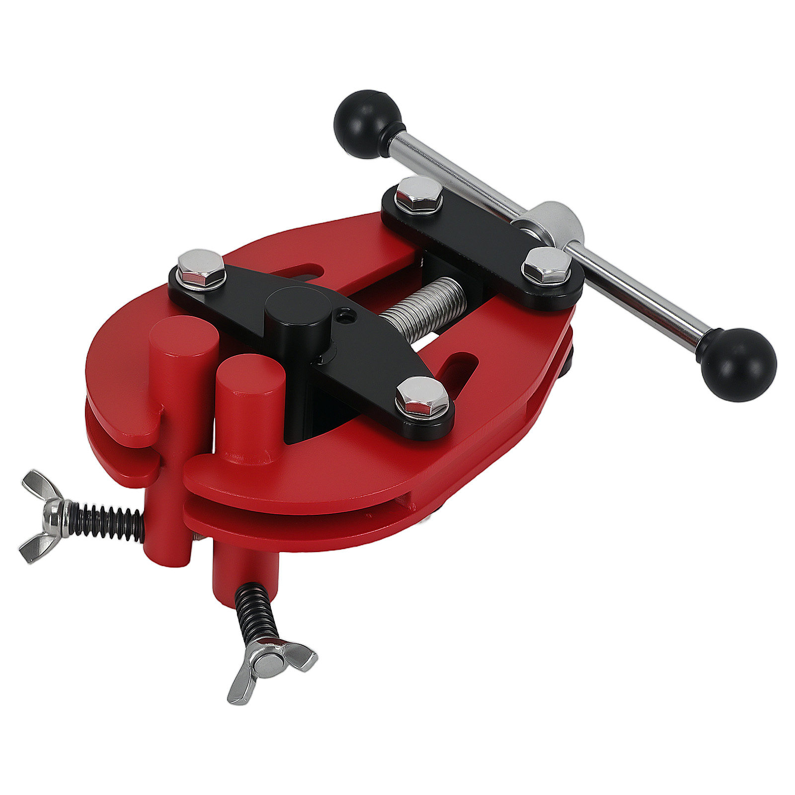 Pipe Clamp Welding Tool Steel 1-2.5in Quick Acting Screw Alignment Portable