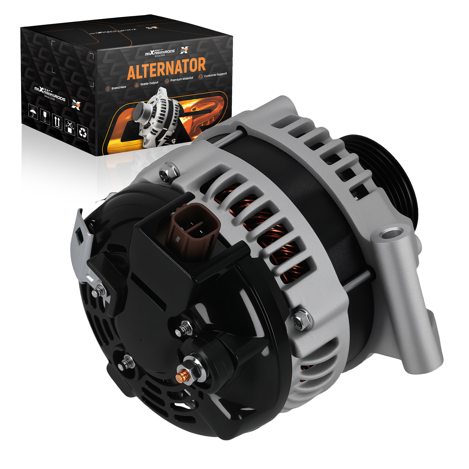 110A Alternator for Acura RDX 2.3L 2007-2012 104210-5160 400-52450R 12V