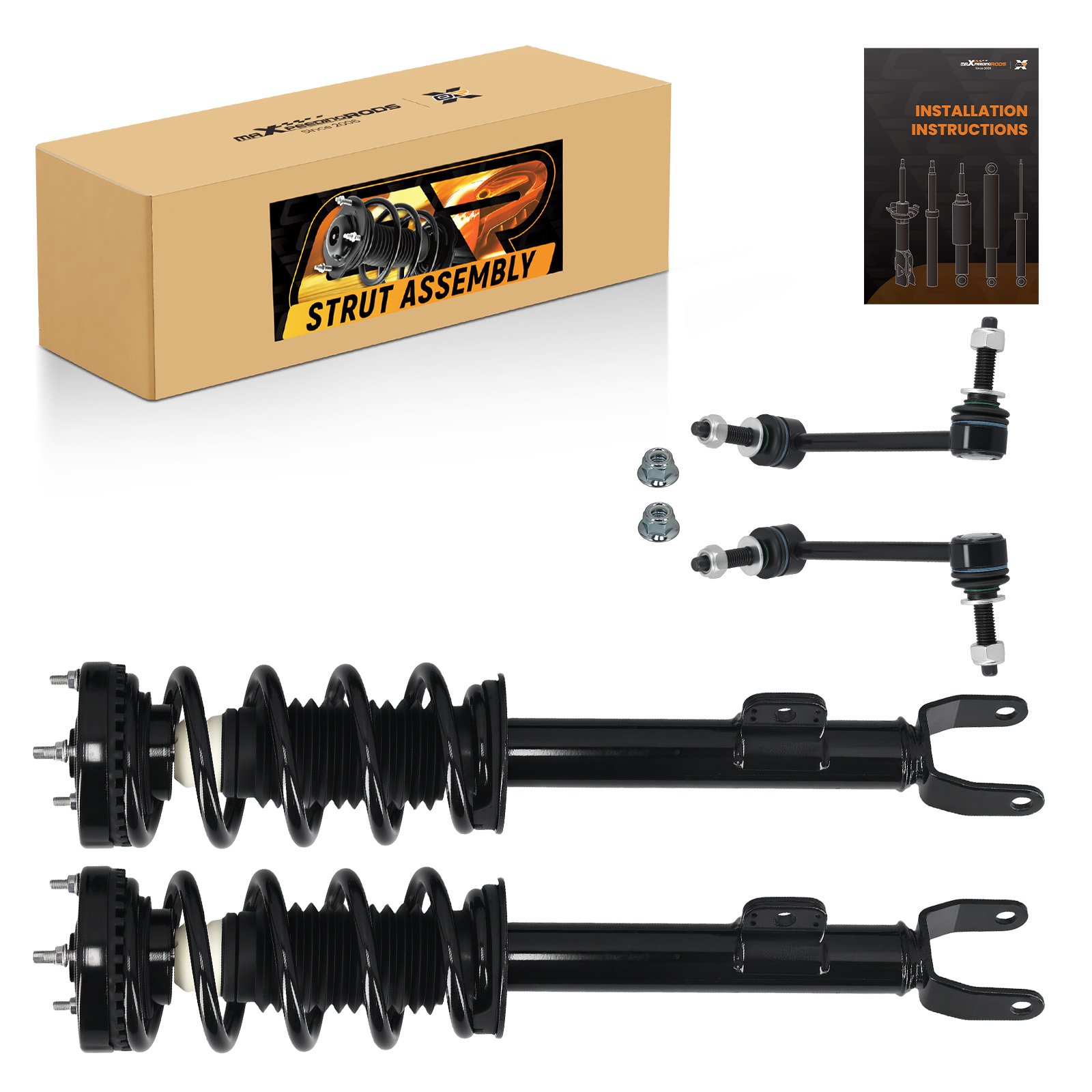 Front Strut Spring Sway Bar End Link Assembly For Dodge Charger 2011-2017