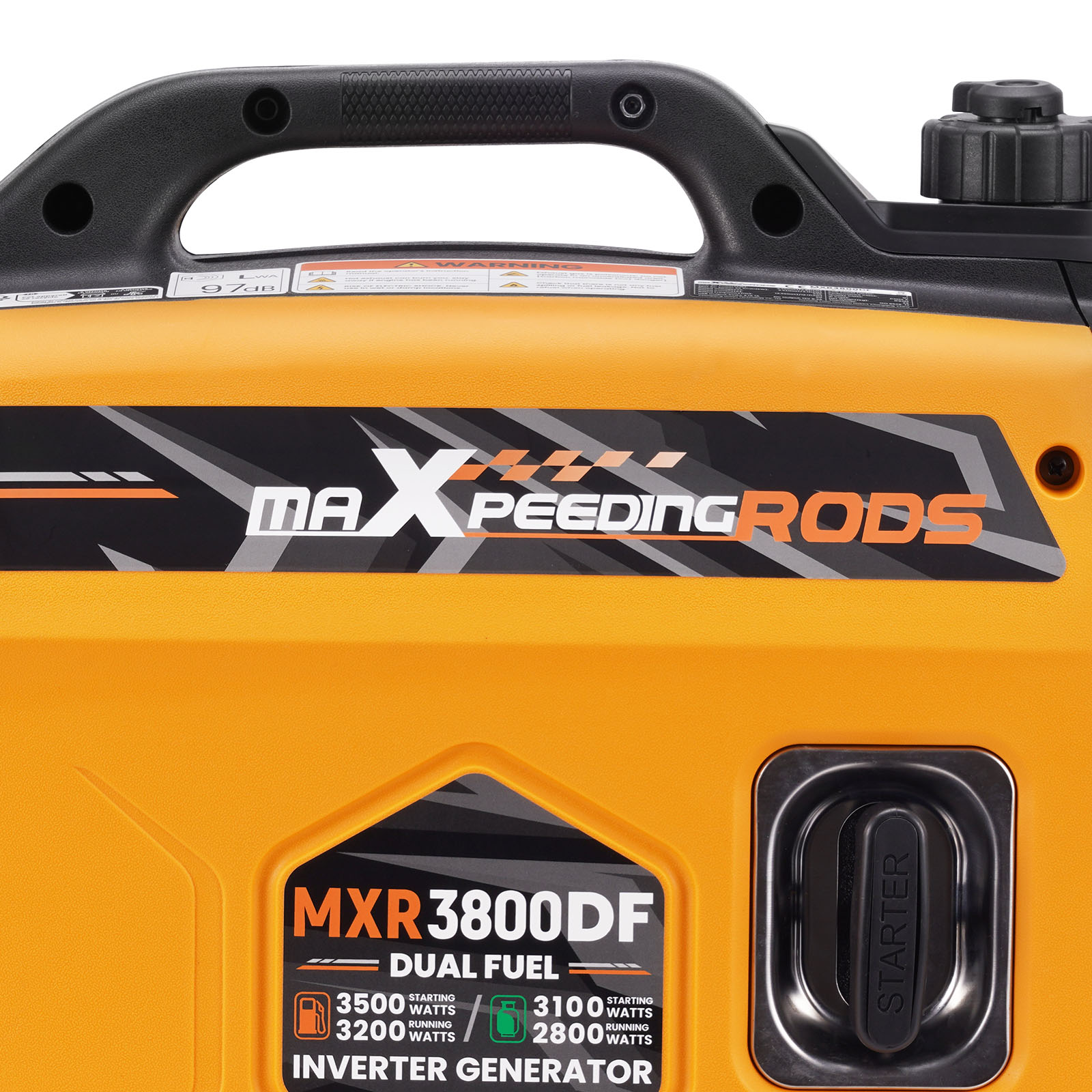 Inverter Stromerzeuger 3,5 kW Benzin LPG Dual Fuel for Camping im Freien