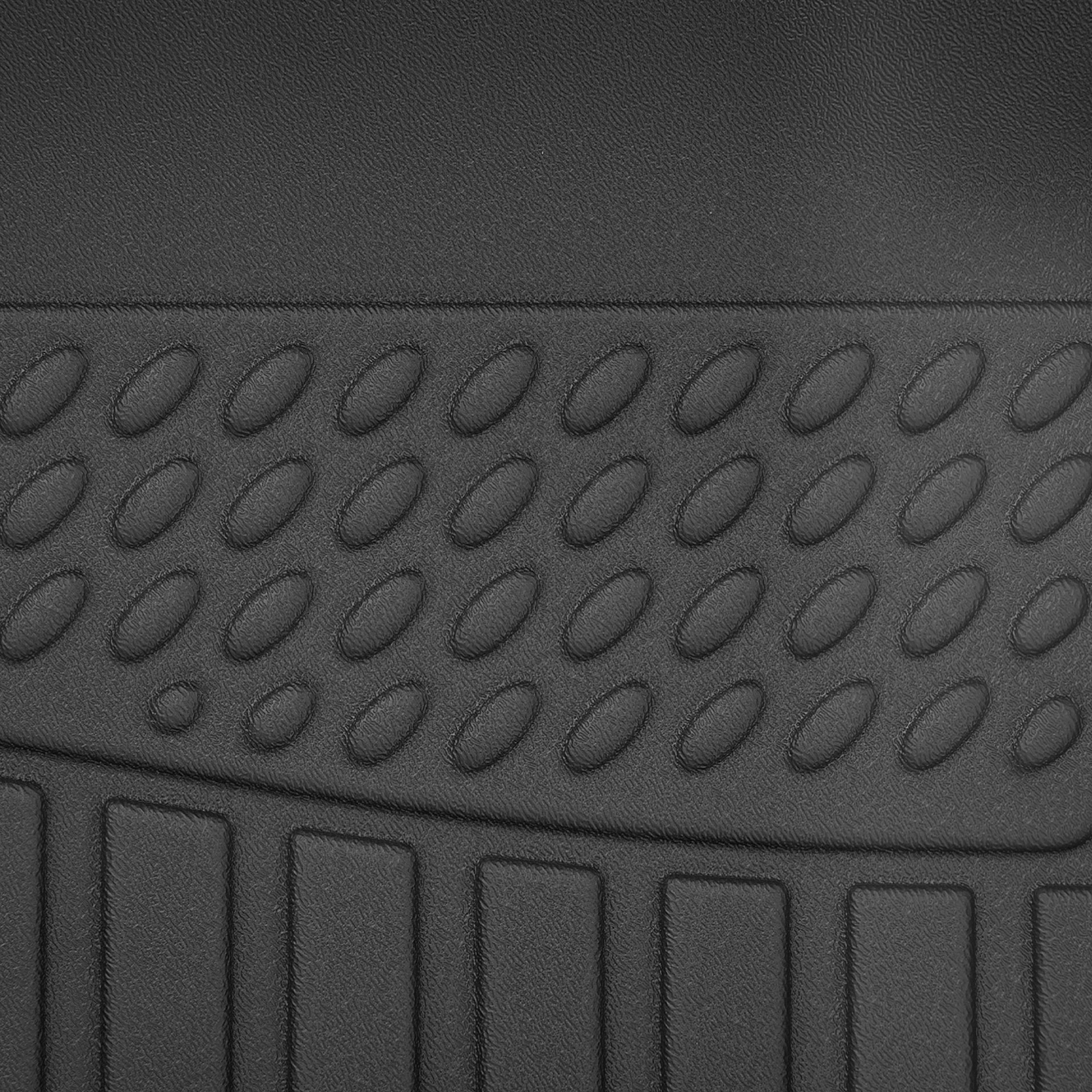 Black Floor Mats for INFINITI QX50 2019-2025 TPE Anti-Slip All-Weather Car Mat