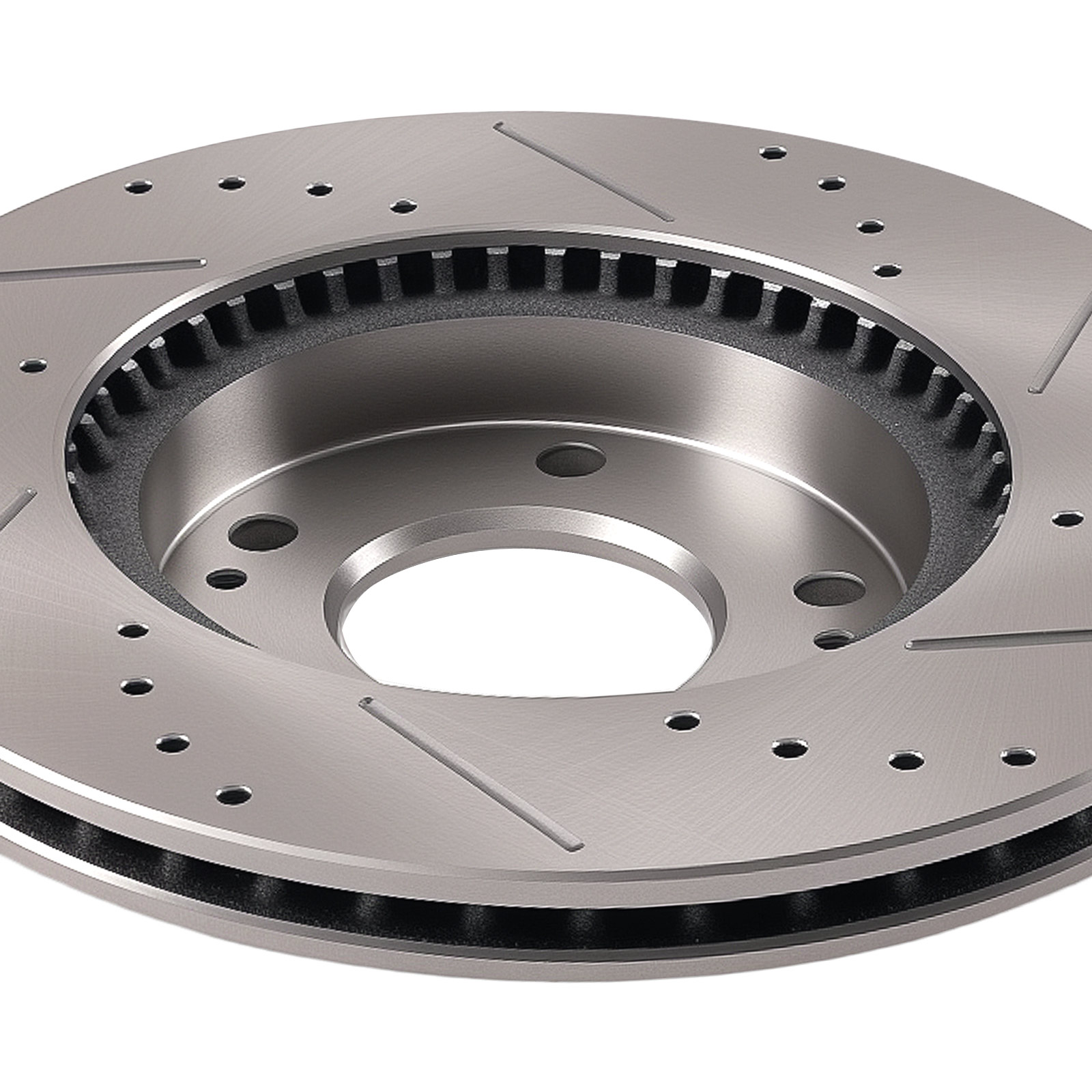 Front Drilled&Slotted Brake Rotors for Hyundai Elantra 2011-2020 Venue 2020-2026