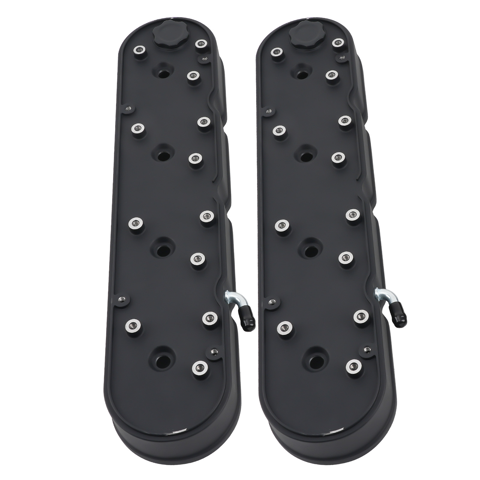 Aluminum finned Valve Covers w/ Coil Mounts & Cover For LS Engines Using JM80822