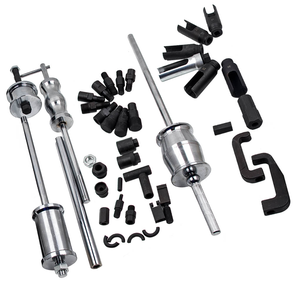 Complete Kit Auto Truck Diesel Injector Extractor Slide Hammer Puller Tool Kits eBay