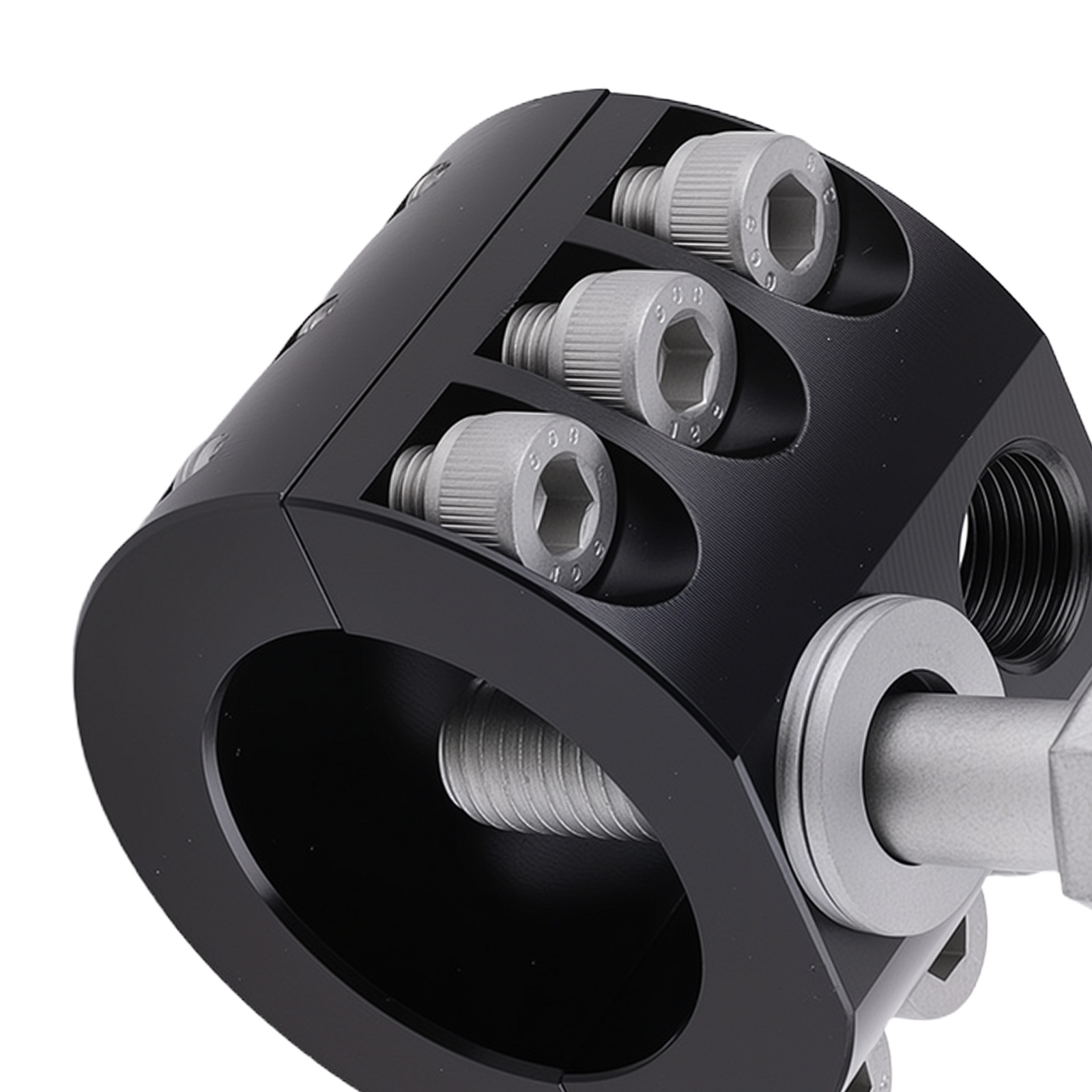 Front Steering Damper Bracket for Jeep Wrangler JL JLU JT 2018-2025 Steel Black