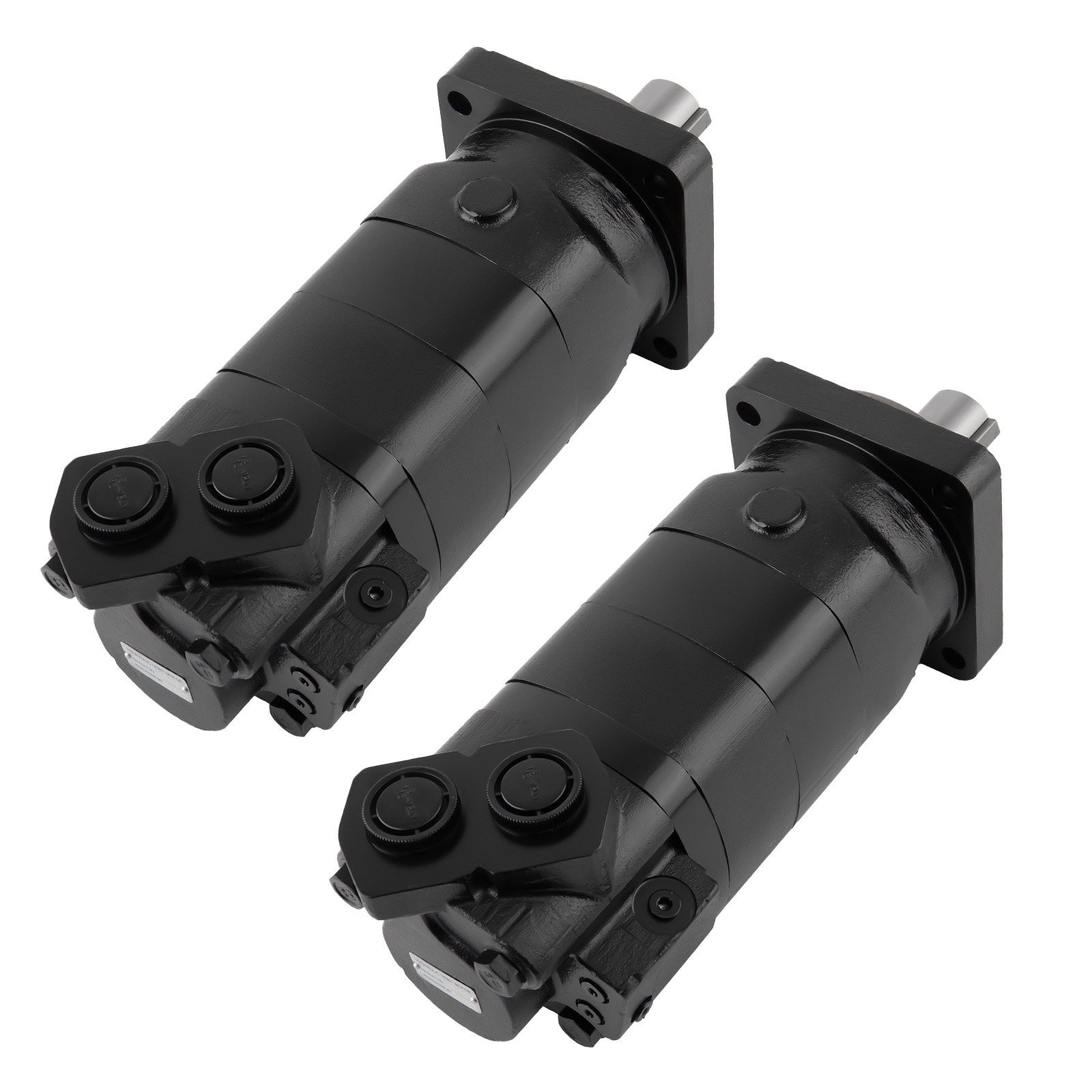 2x Black Hydraulic Motor Fit For Eaton Char-Lynn 6000 Series 1121069006 1121069
