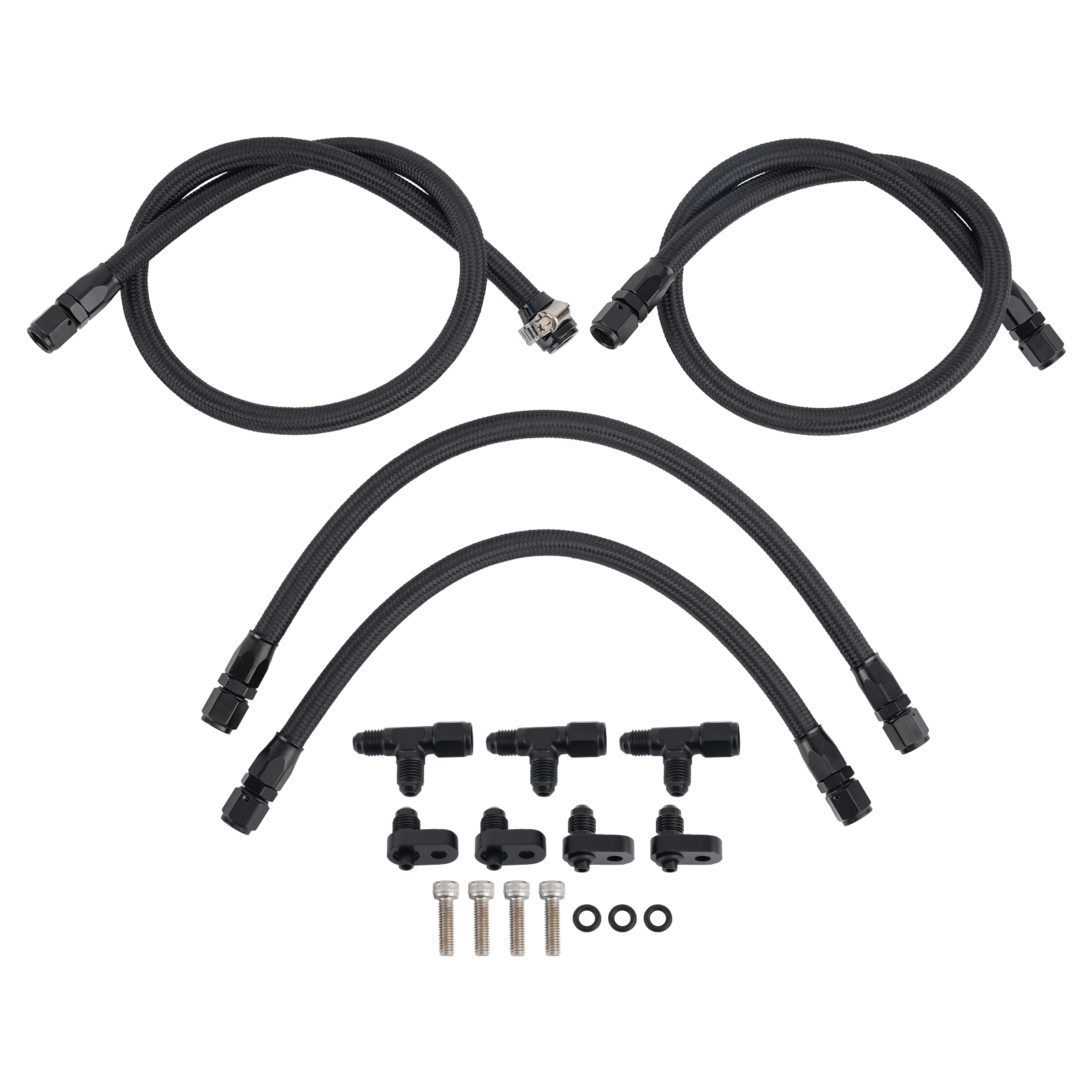 4AN Steam Vent Hose Kit For 4AN Anodized Aluminum Steam Vents with Hardware Hose