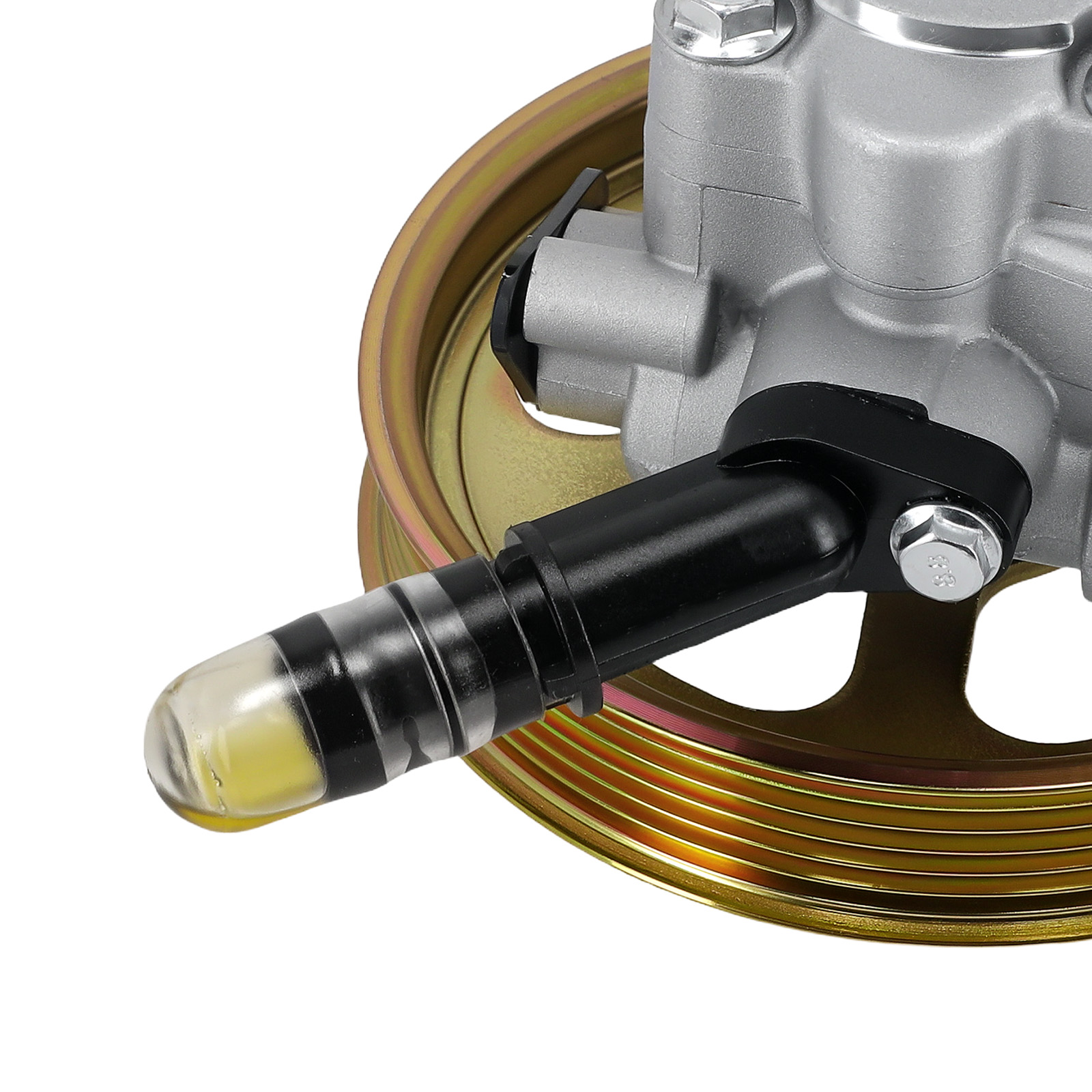 Power Steering Pump w/ Pulley for Honda Accord 2008-2012 Pilot 09-2011 3.5L