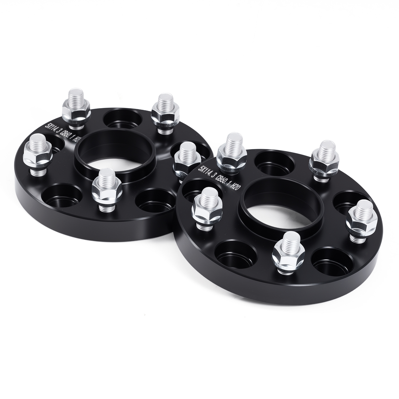 Pair 20mm Wheel Spacers for Lexus SC300 SC400 SC430 1991-2010 5x114.3 M12x1.5