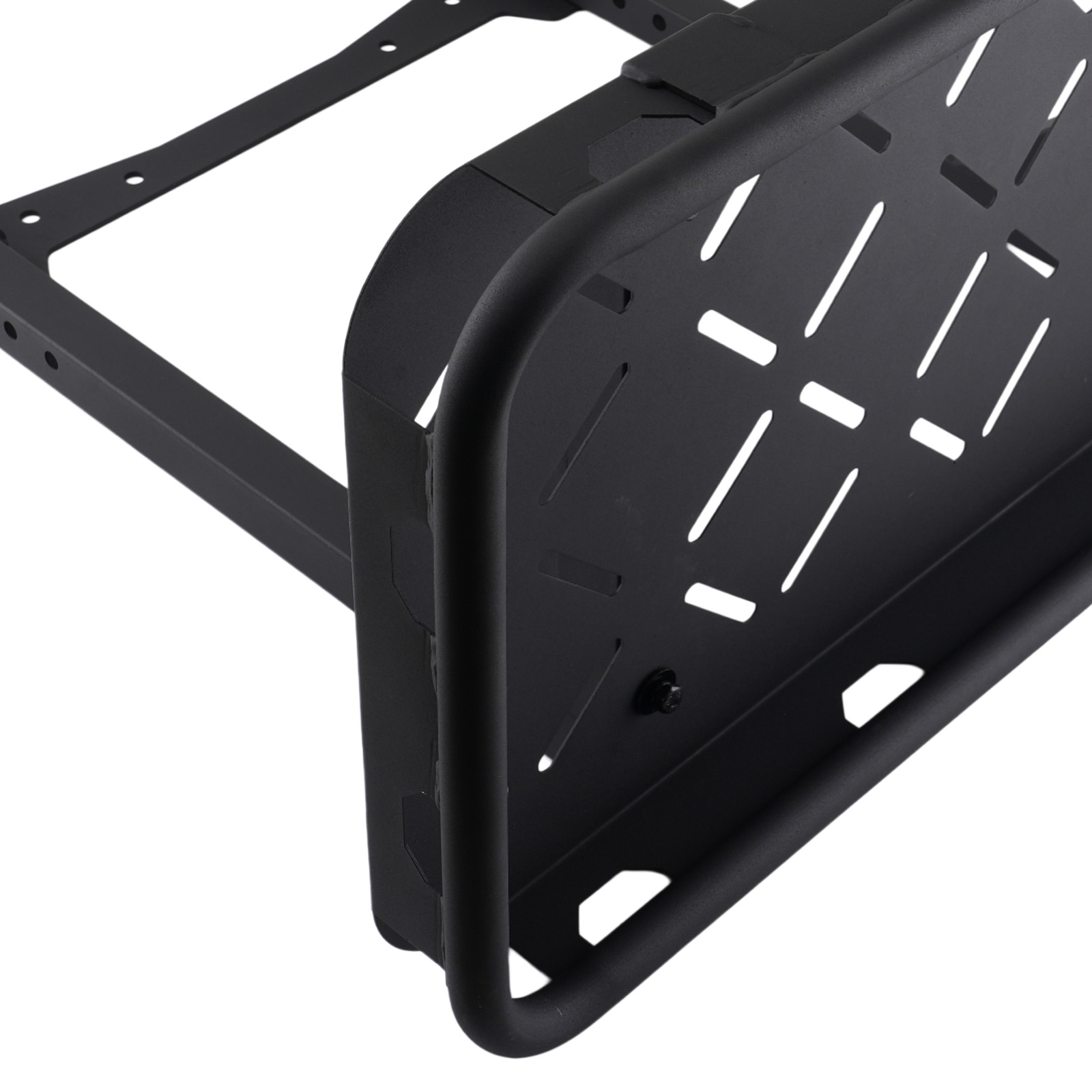 Rear Cargo Basket for 2018-2025 Jeep Wrangler JL JLU Spare Tire Black