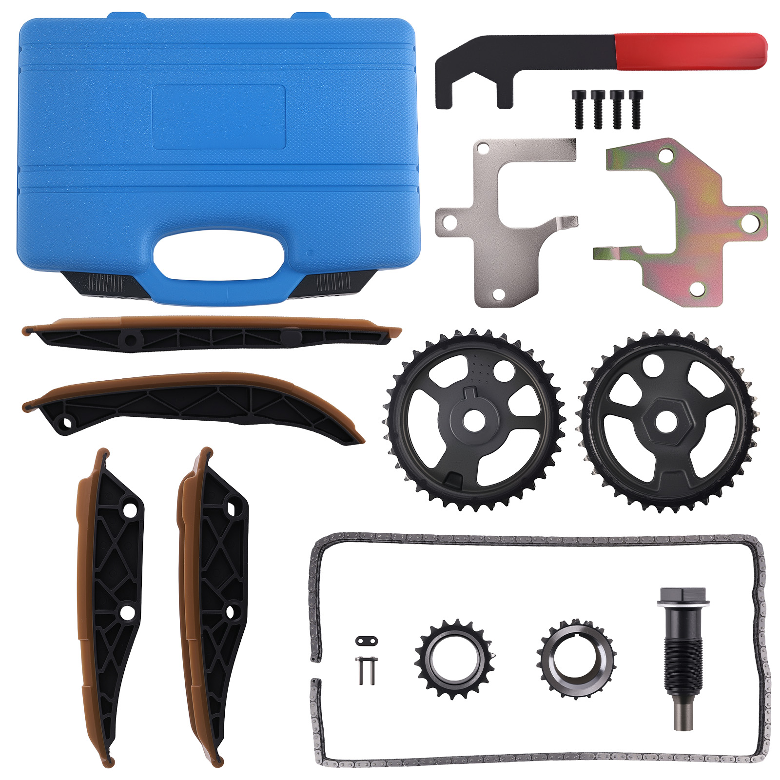 Timing Chain Kit Camshaft Locking Tool Set for Mercedes-Benz E320 E430 E500 E55