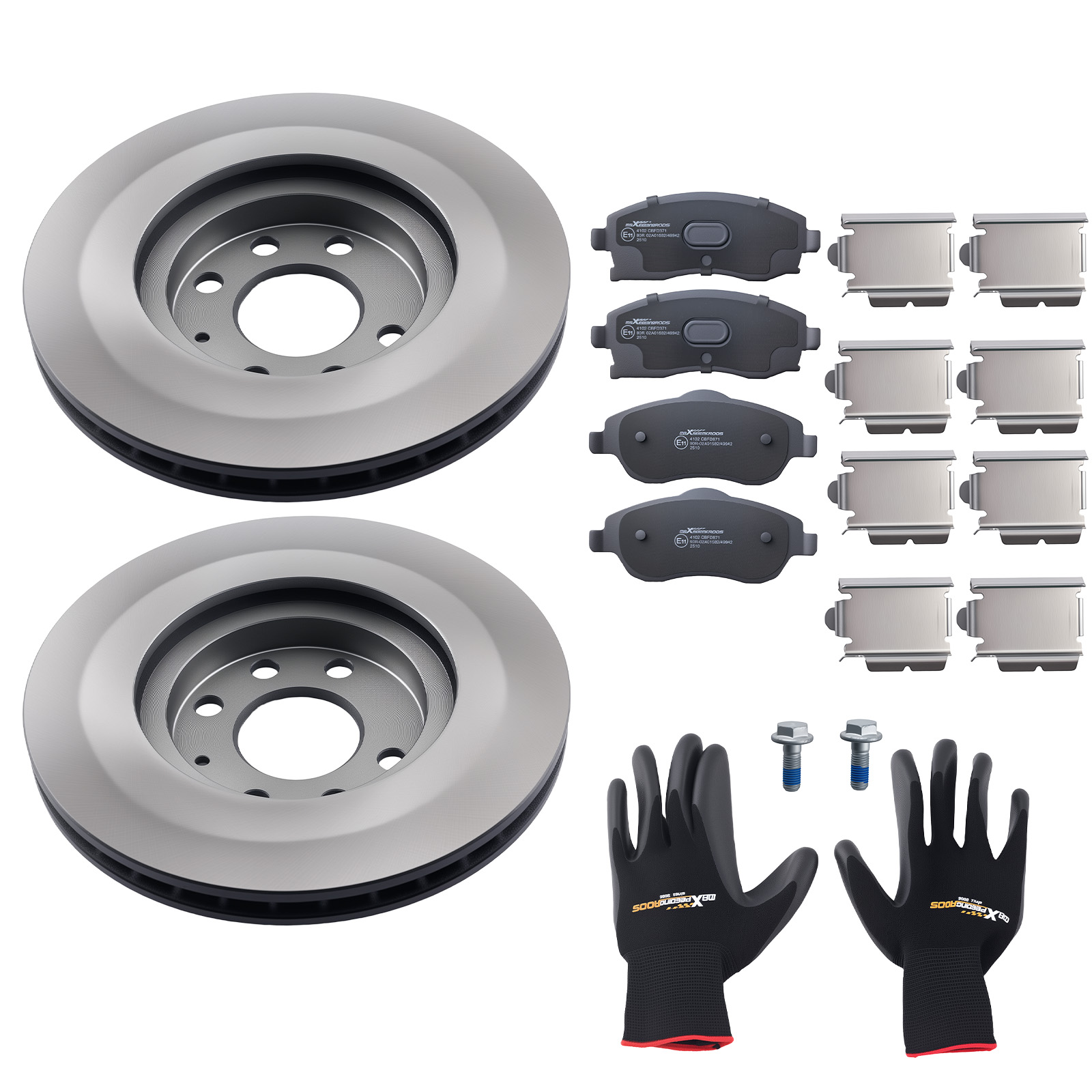 Disques + Plaquettes Frein Avant for Opel Corsa Meriva Tigra 95526646