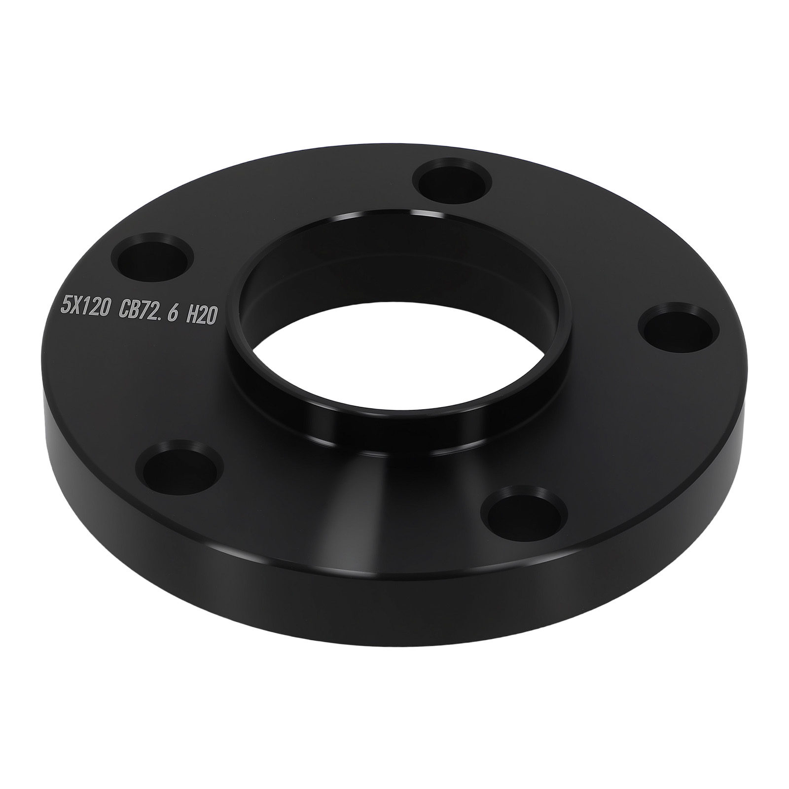 20mm Distanzscheibe 5x120 for BMW 5er E60 560L M5 M560 72.6mm M12x1.5 Alu