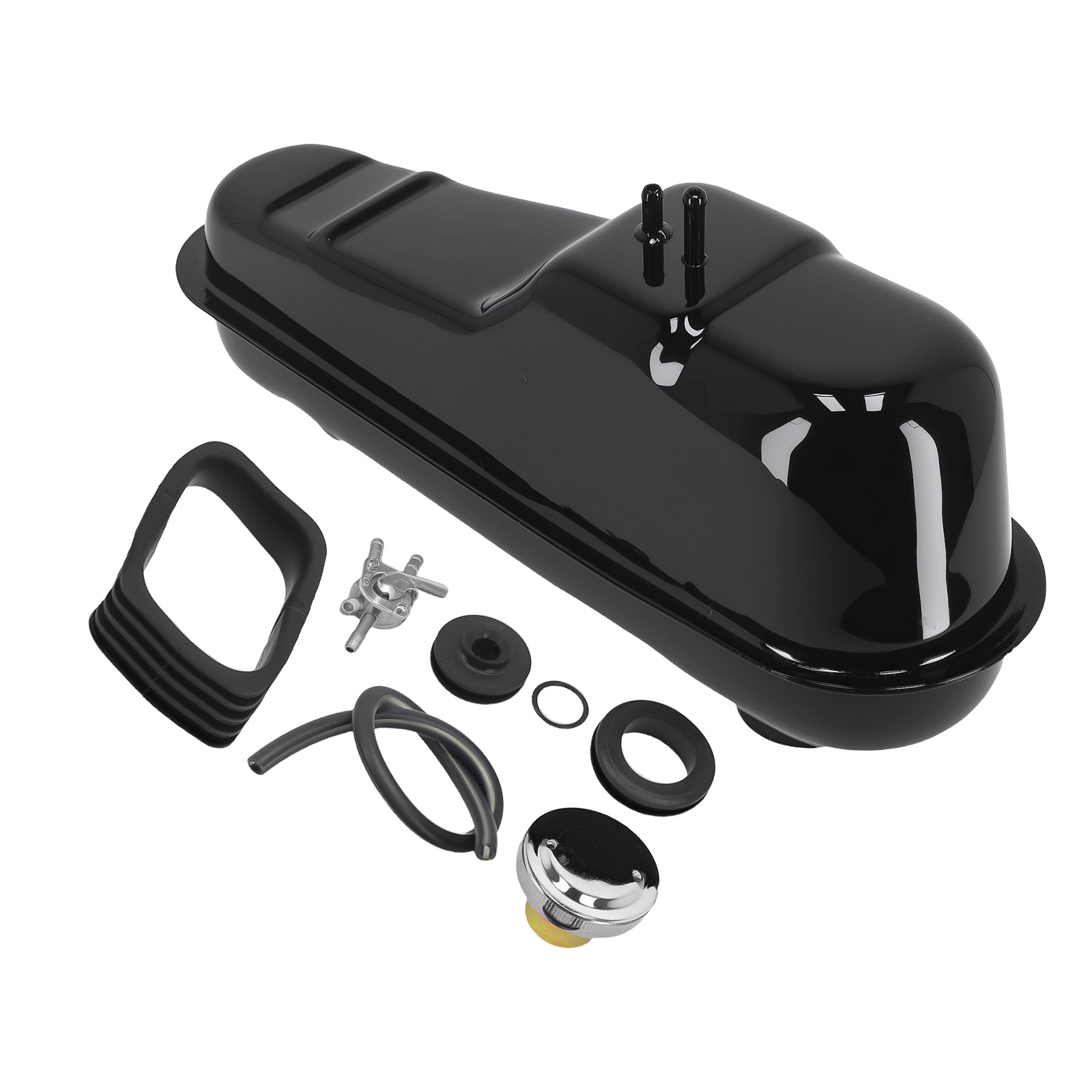 Black Gas Tank wtih Cap Valve Trail Bikes for Honda CT70 1977-1982 TBW1070