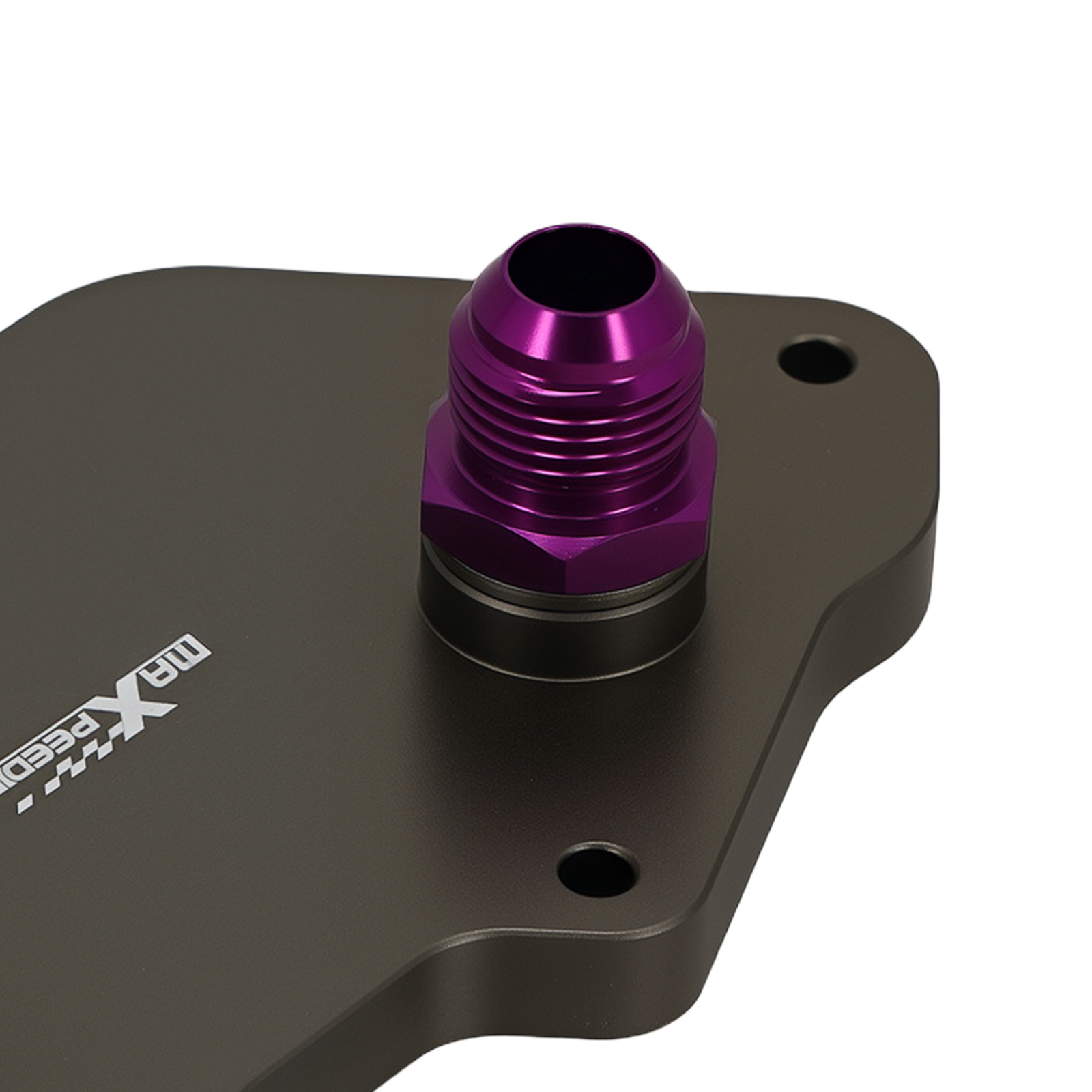 AN10 Oil Filter Adapter for Audi S3 S4 A4L B8 A6 C7 2.8 3.0 Purple Aluminum
