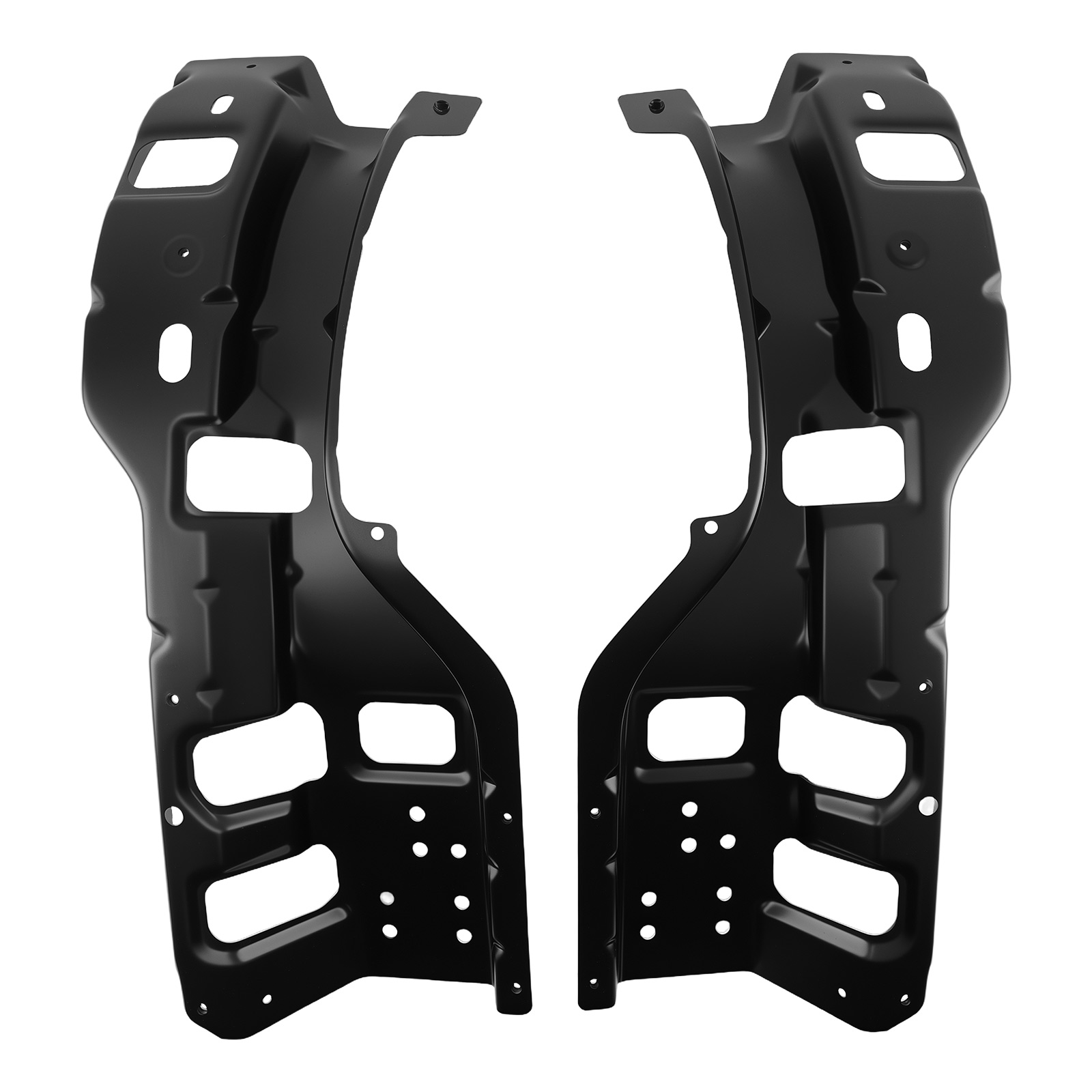 Front Bumper Bar Bracket Set for Chevy Silverado 2500 HD 3500 11-14 Black